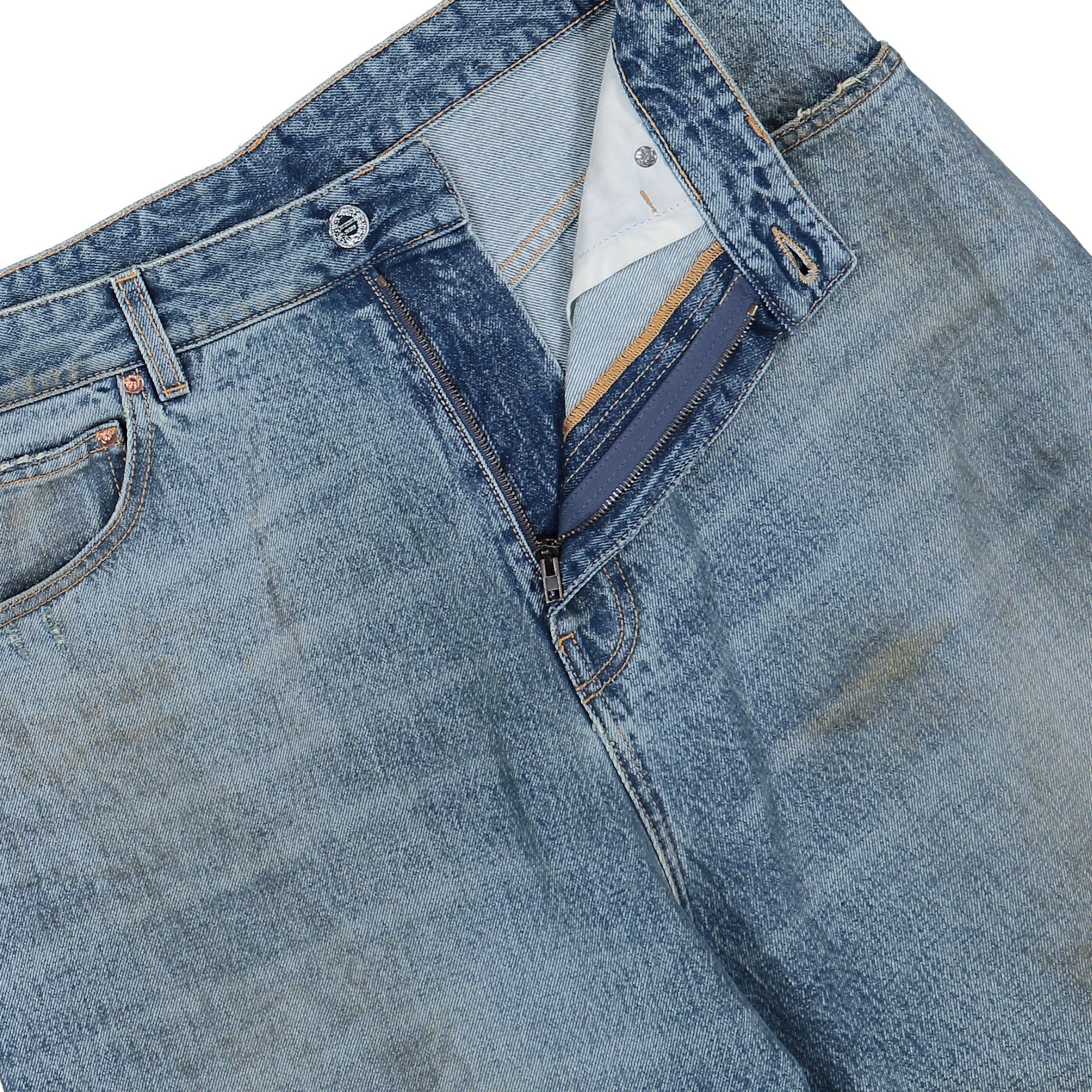 Vetements Distressed Baggy Jeans