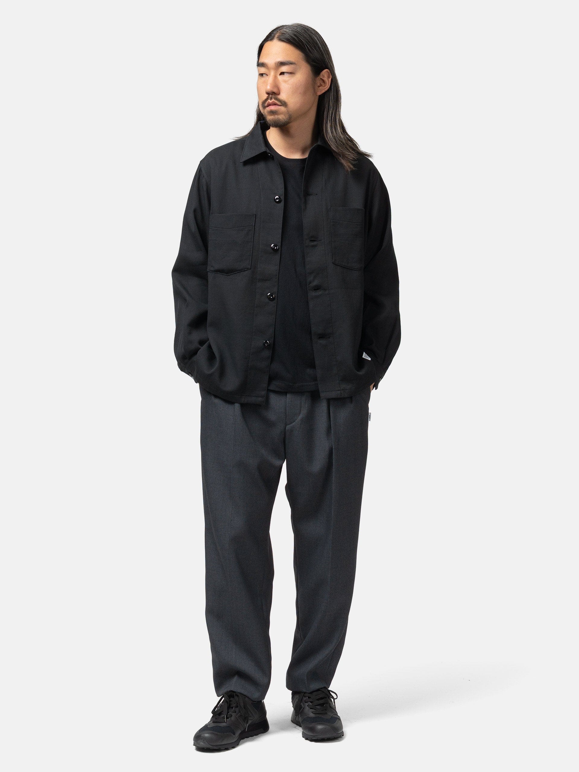WTAPS Cbw / LS / Cotton. Twill Black