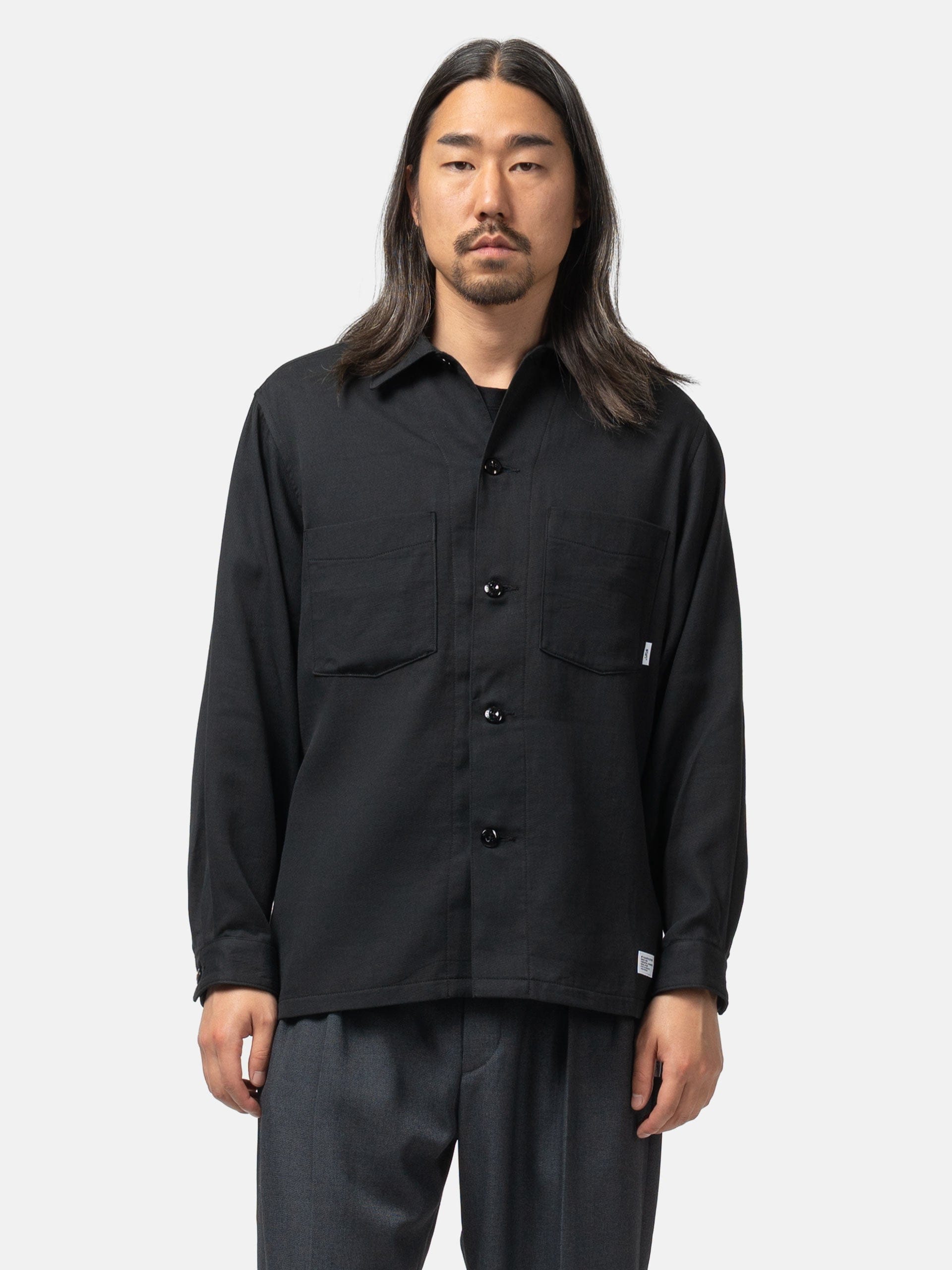 WTAPS Cbw / LS / Cotton. Twill Black