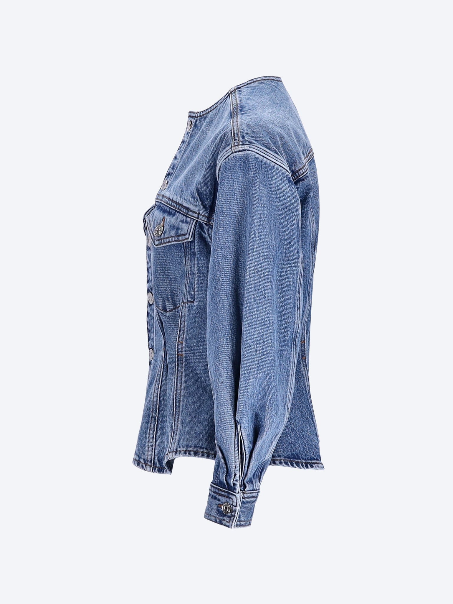 FRAME The nipped collarless jacket