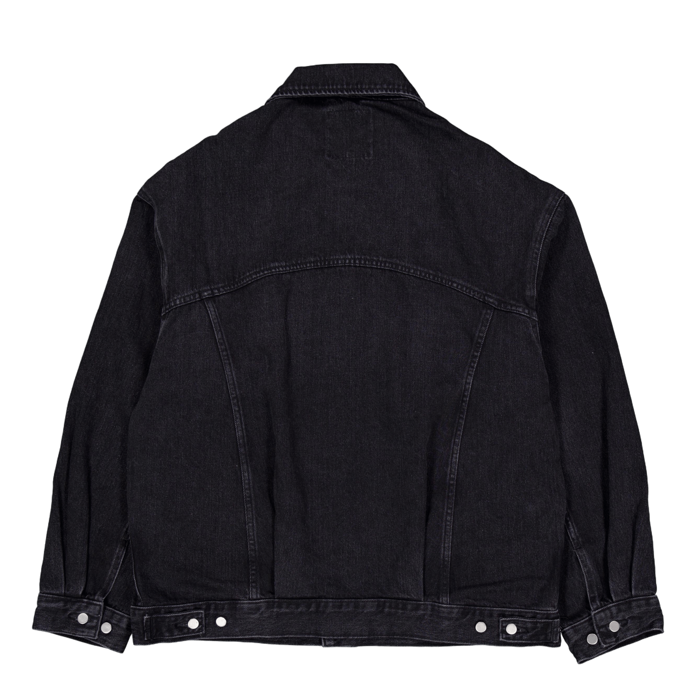 Edwin Eu - trucker Jacket - Black Black