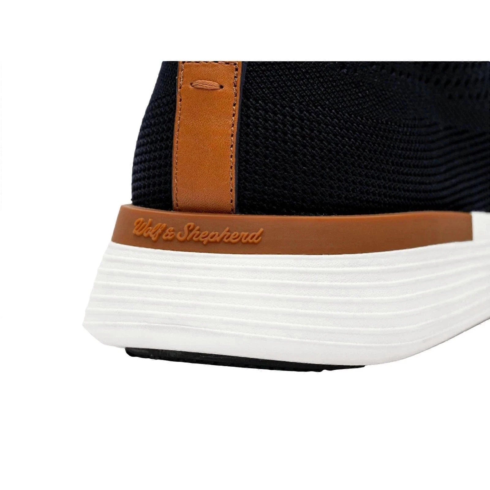 Wolf & Shepherd SwiftKnit Derby Men's Navy Square Toe Dress Shoes RHS8468