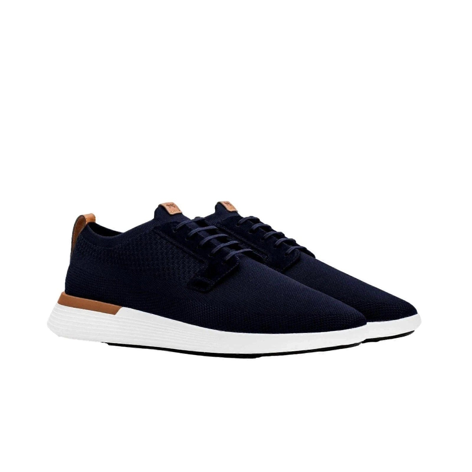 Wolf & Shepherd SwiftKnit Derby Men's Navy Square Toe Dress Shoes RHS8468