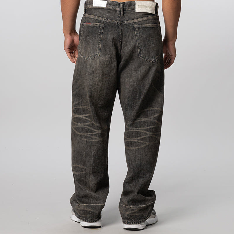 Neighborhood Savage Denim DP Wide Pant - Black