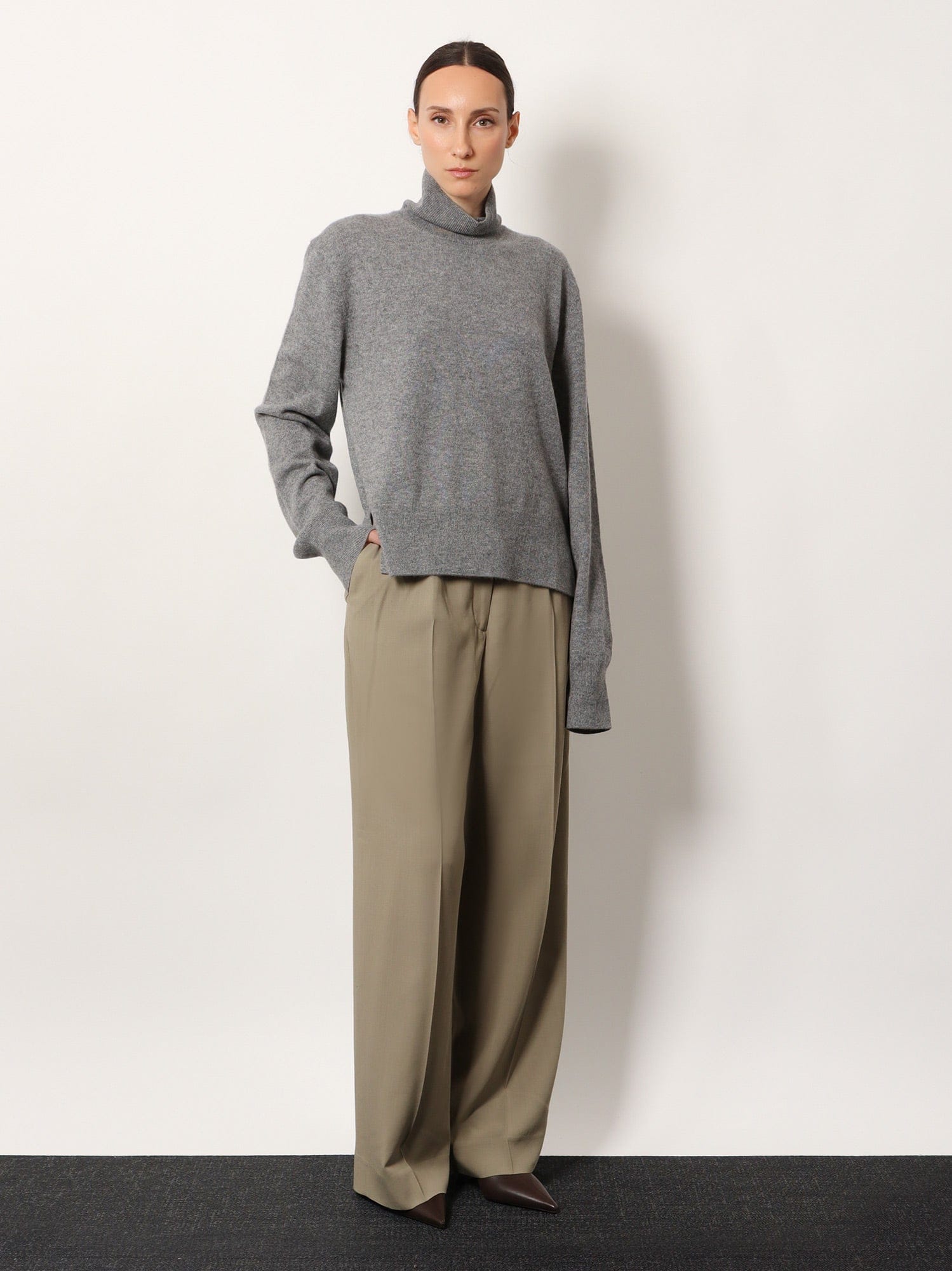 Toteme Viscose and wool trousers
