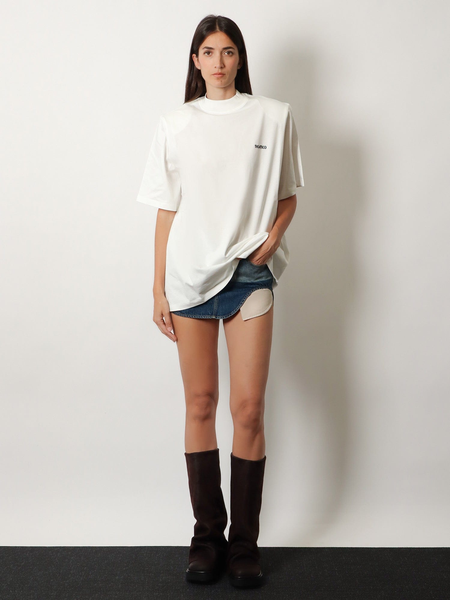THE Attico Oversized cotton T - shirt