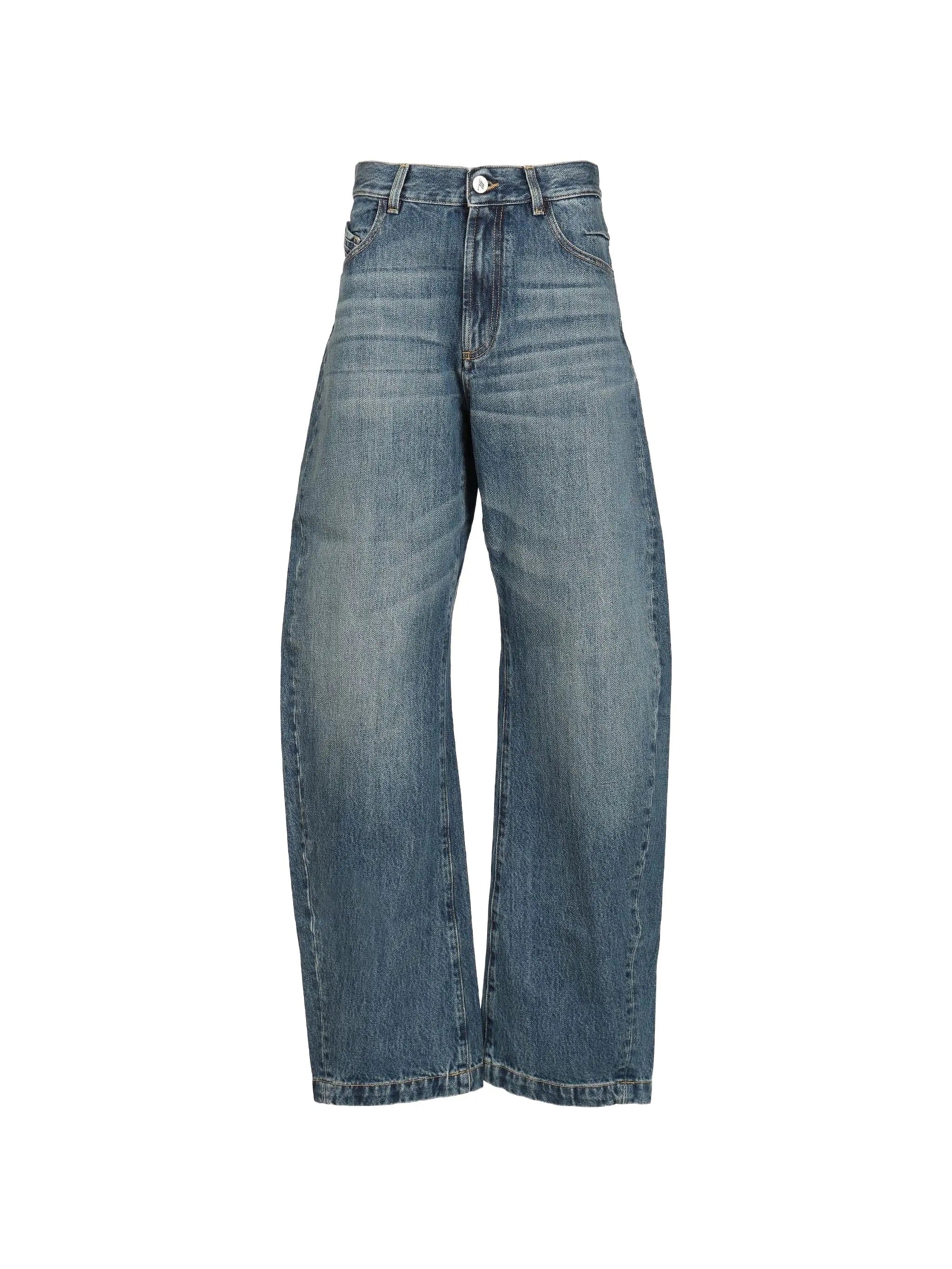 The Attico washed - effect jeans