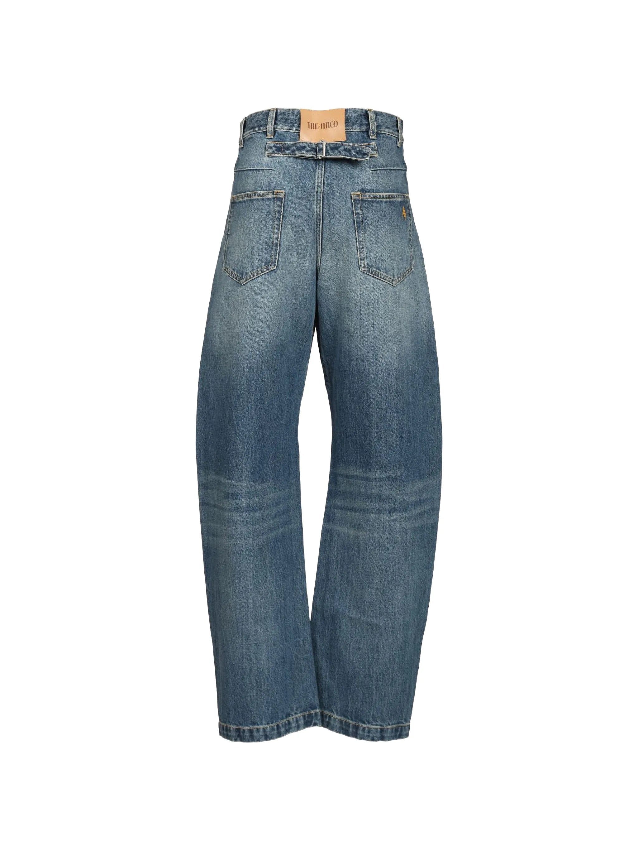 The Attico washed - effect jeans