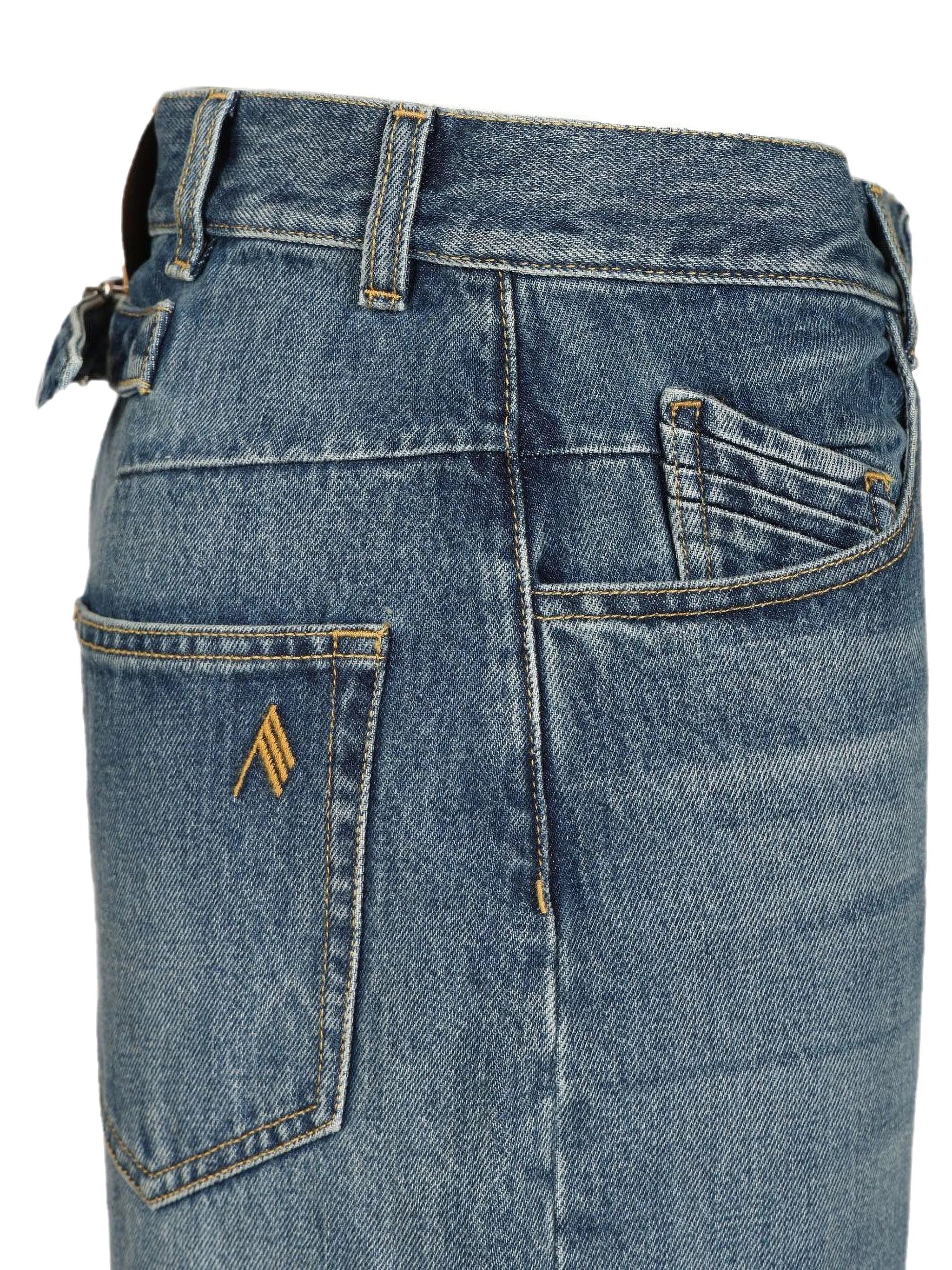 The Attico washed - effect jeans