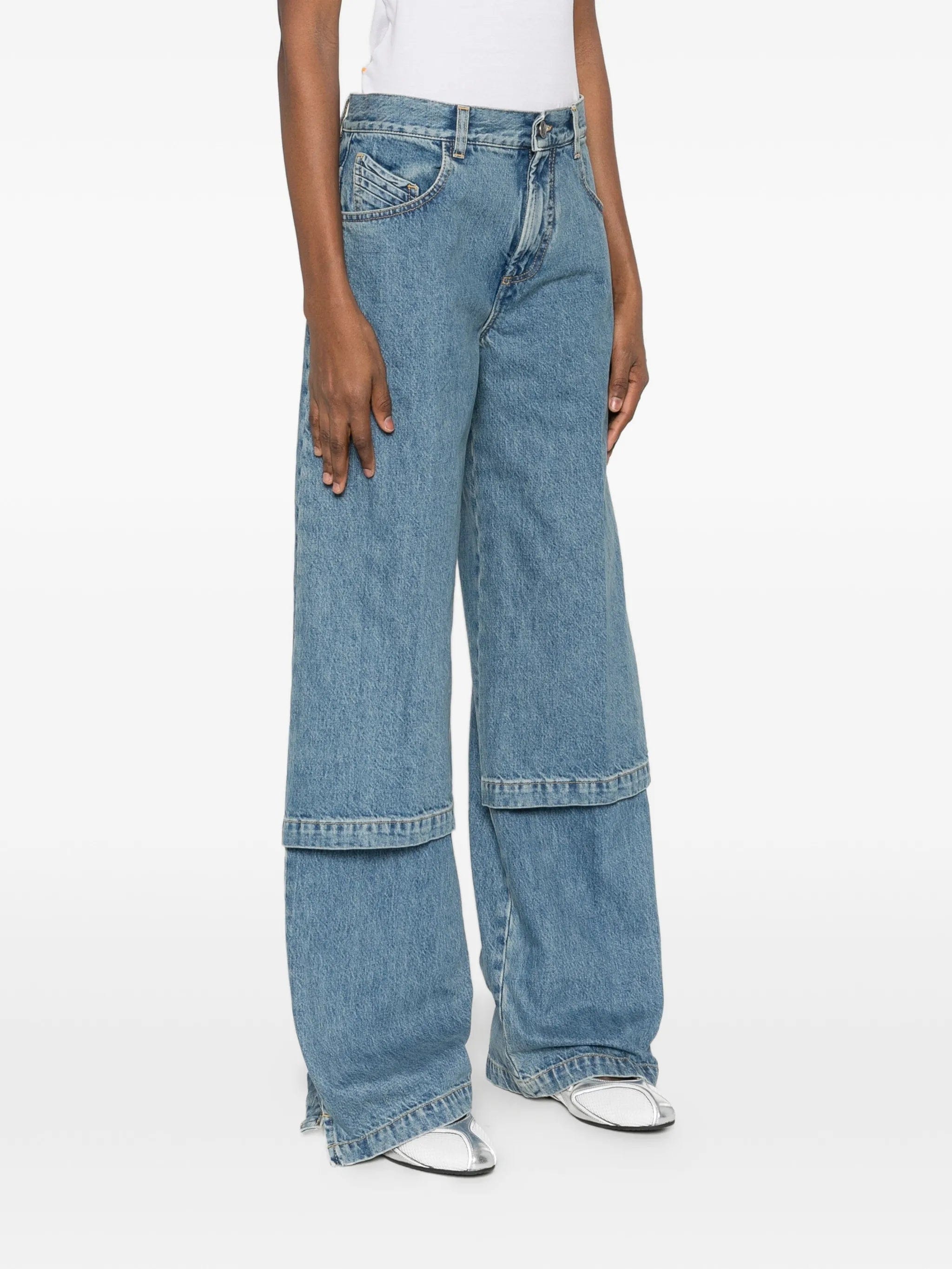 The Attico five - pocket cotton jeans