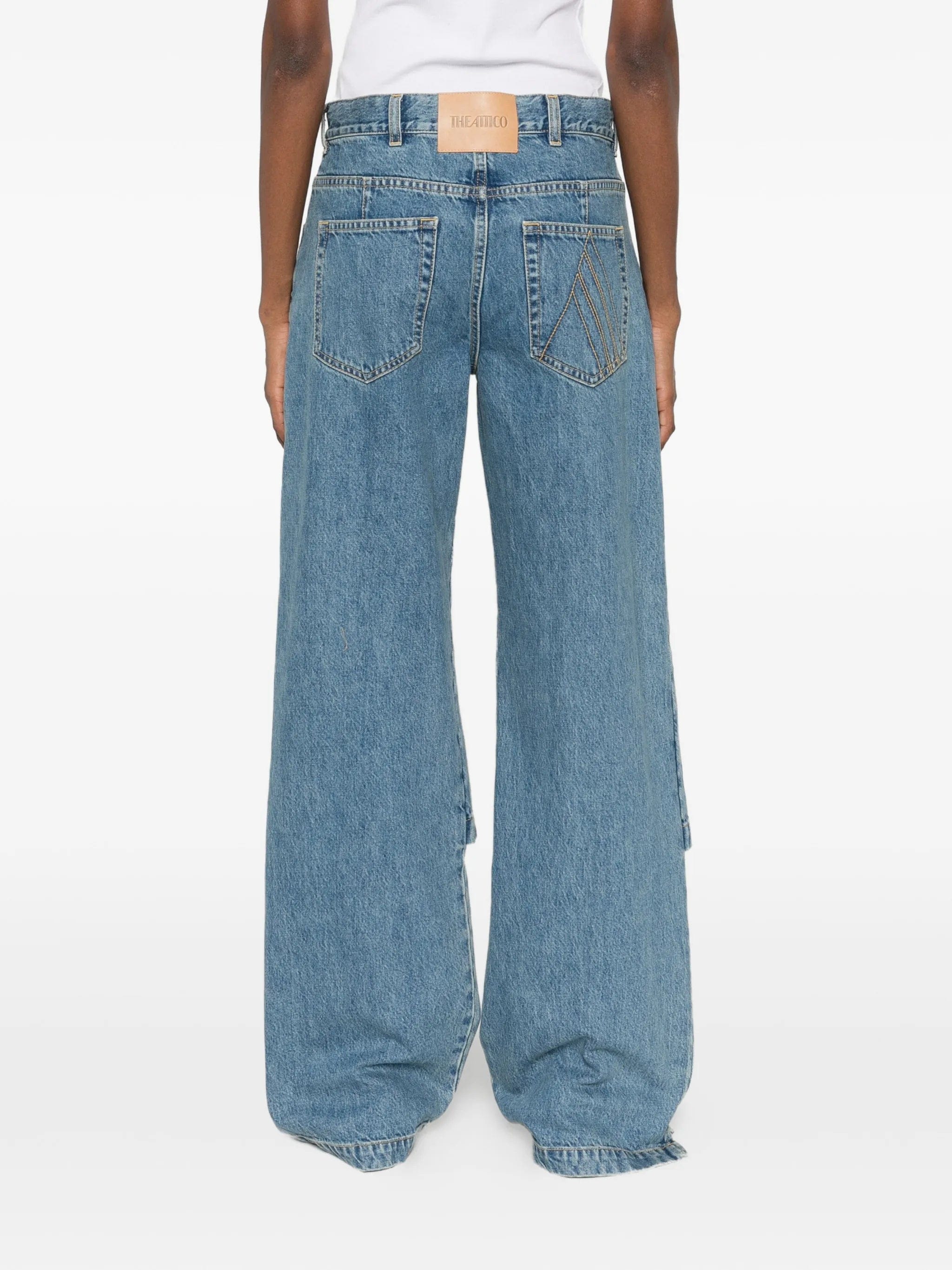 The Attico five - pocket cotton jeans
