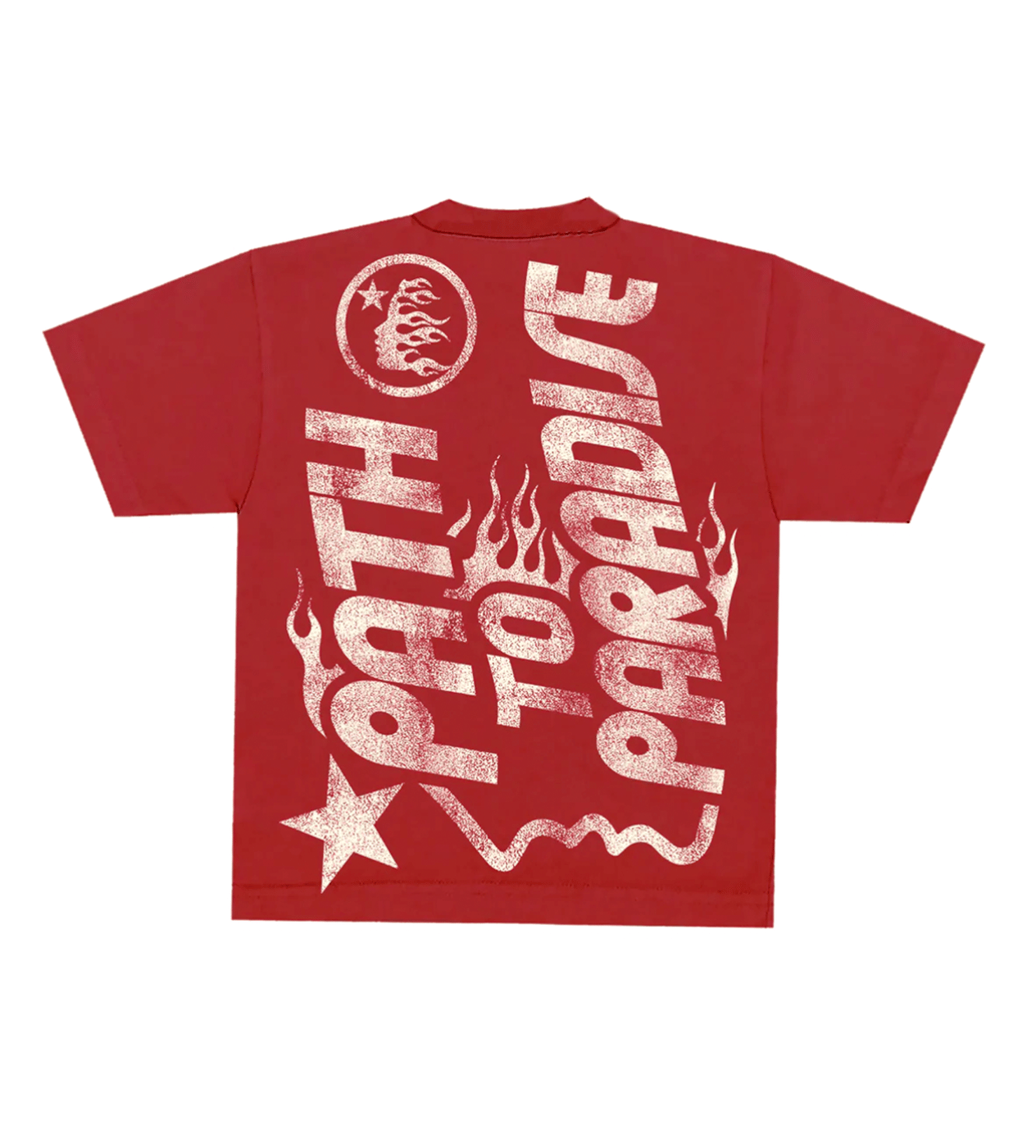Hellstar Studios Jesus Emblem T-Shirt Blood Red