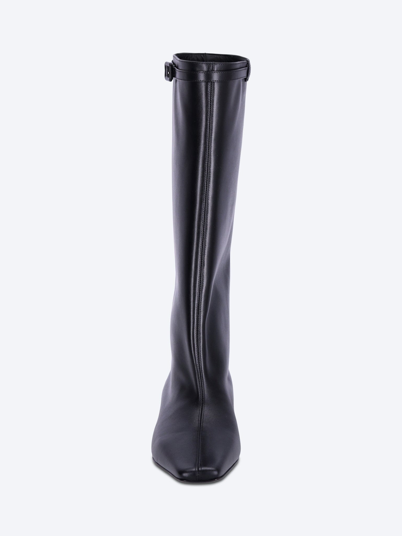 Courreges Melting wedged leather boots