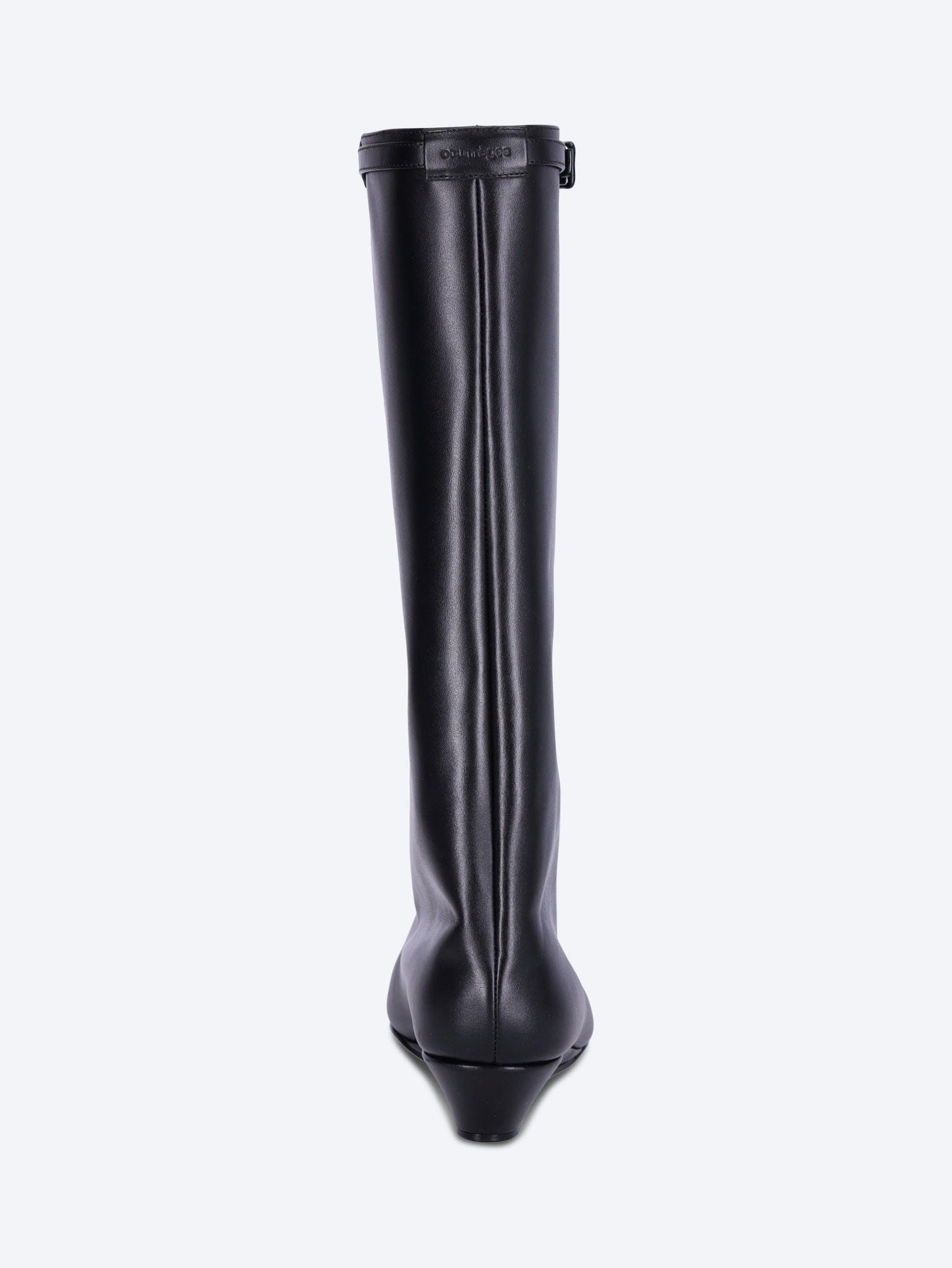 Courreges Melting wedged leather boots