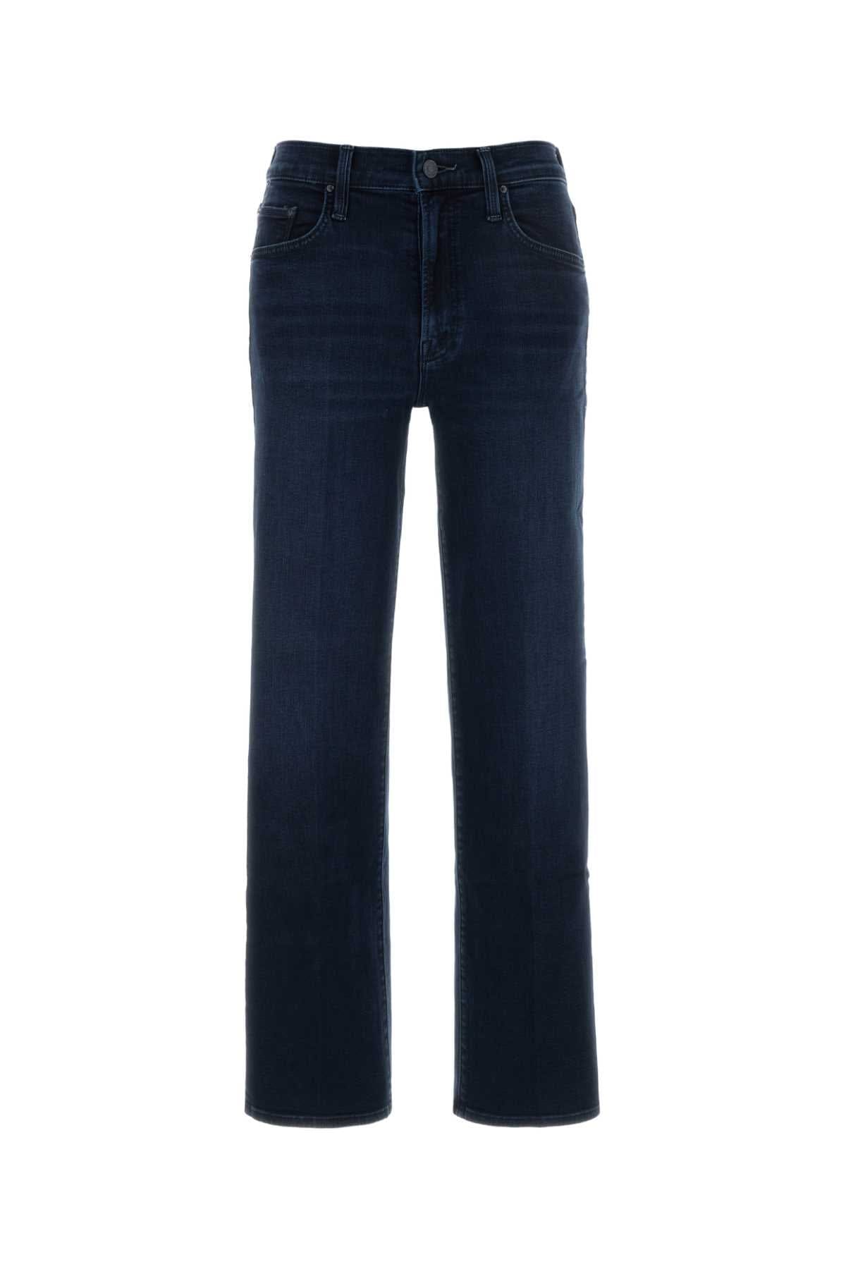 Mother Rumbler Jeans — Navy
