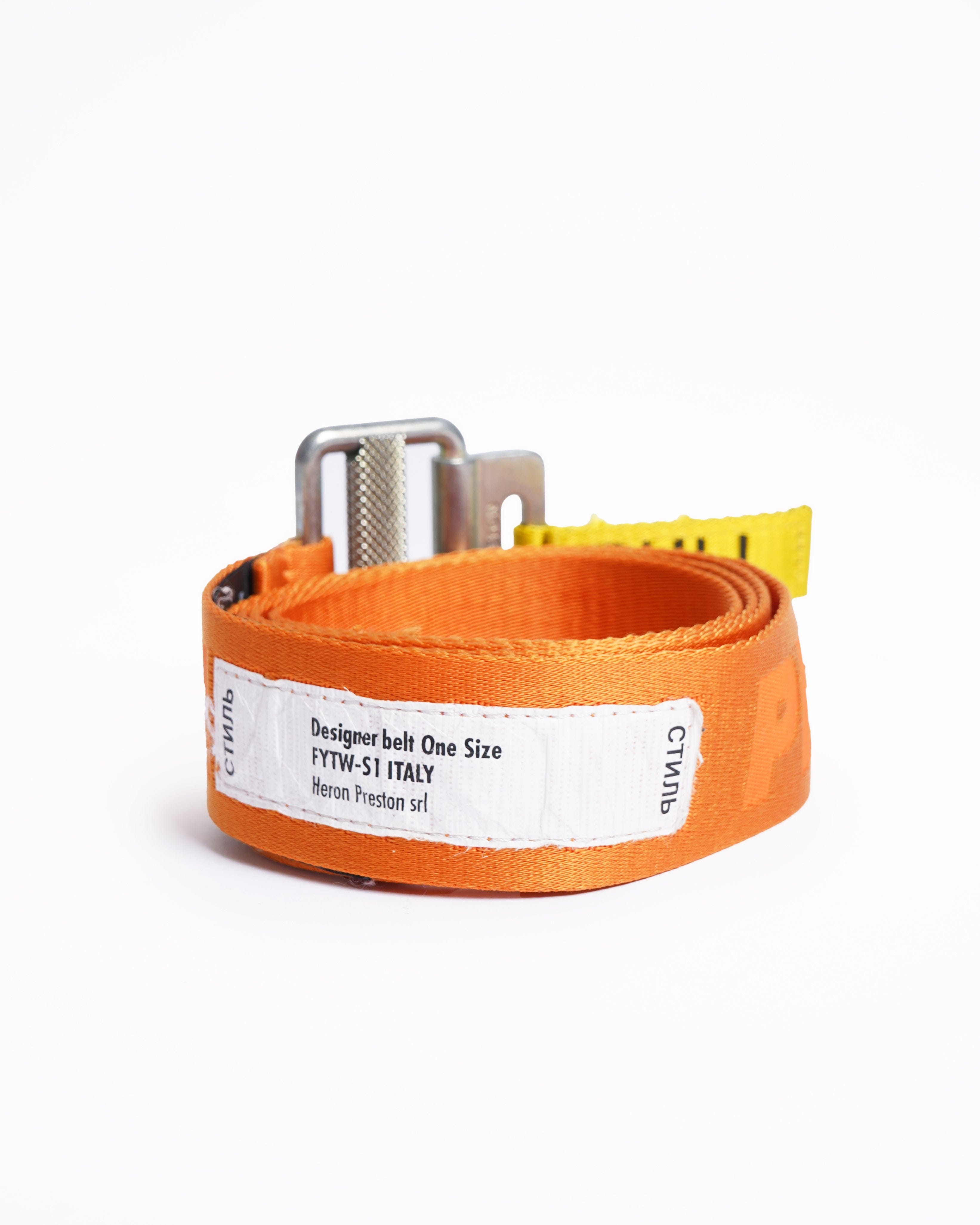 Heron Preston Jacquard Tape Belt Fron SS19 - Unisex
