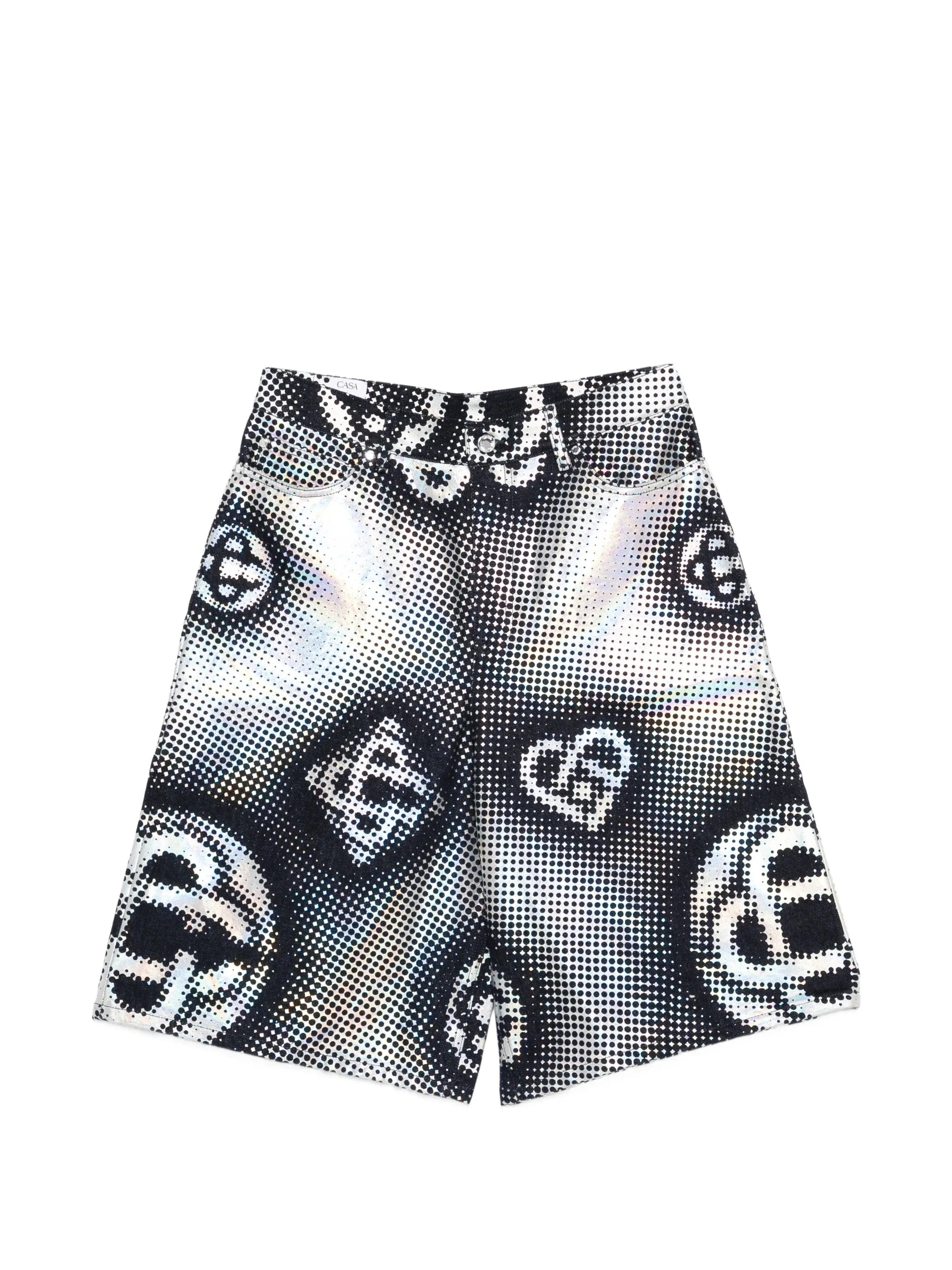 Casablanca pearlescent monogram shorts
