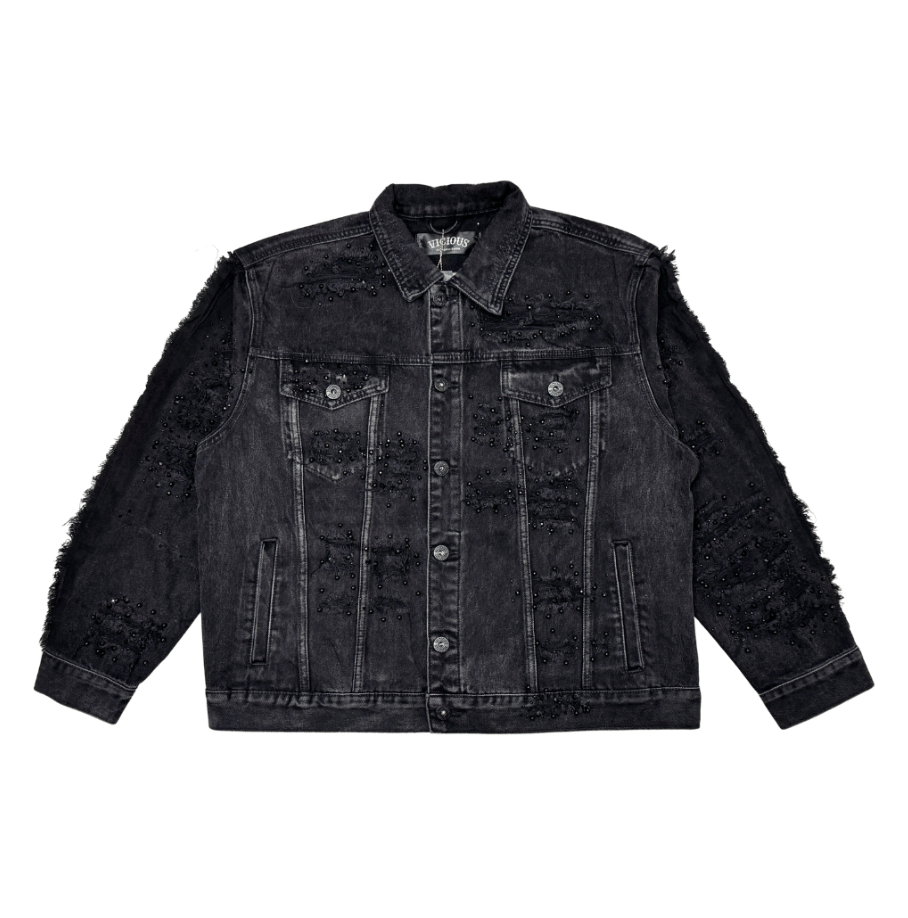 Kickclusive PREMIUM DENIM JACKET (BLACK)