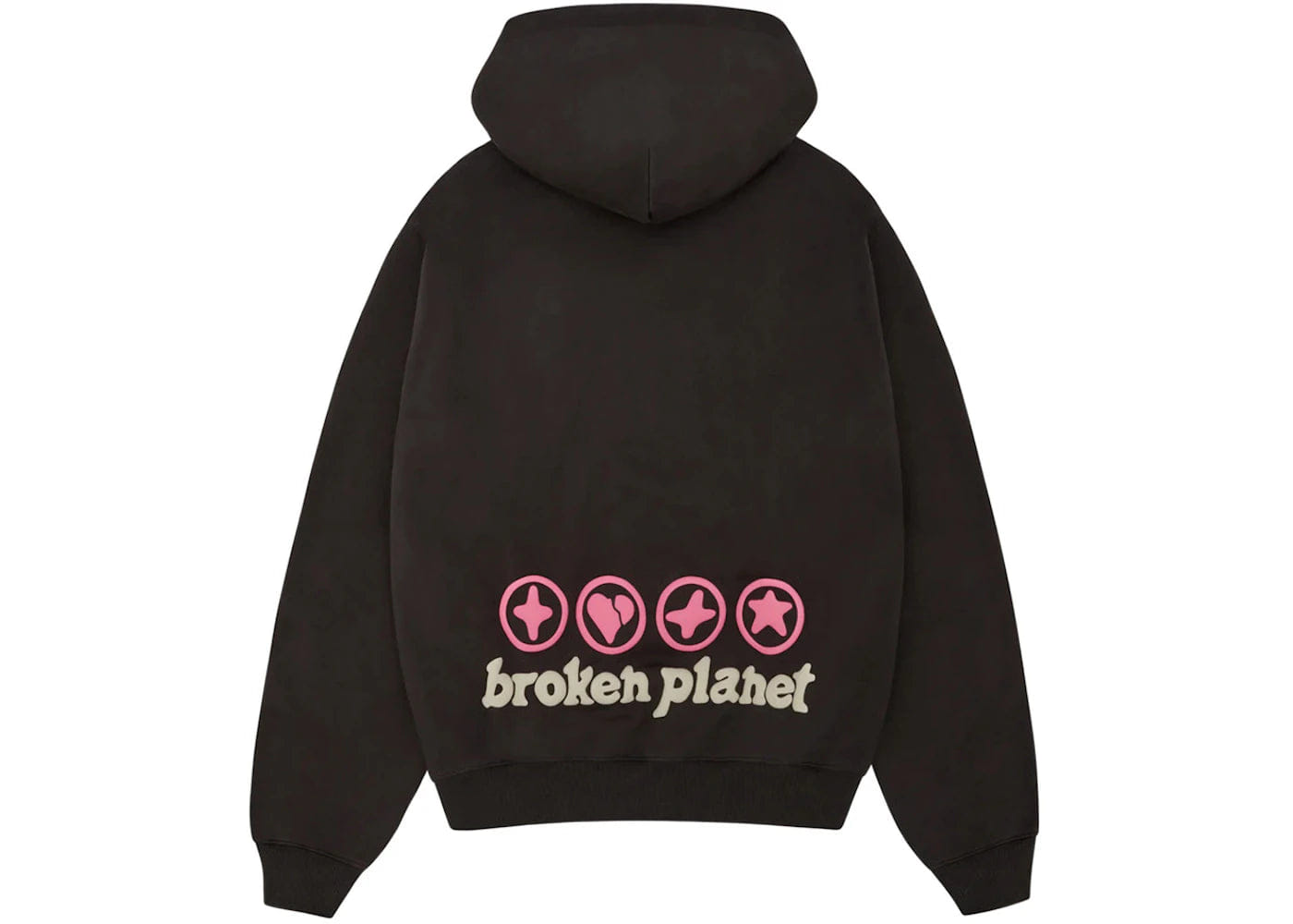 Broken Planet Hearts Are Made To Be Broken Hoodie Soot Black