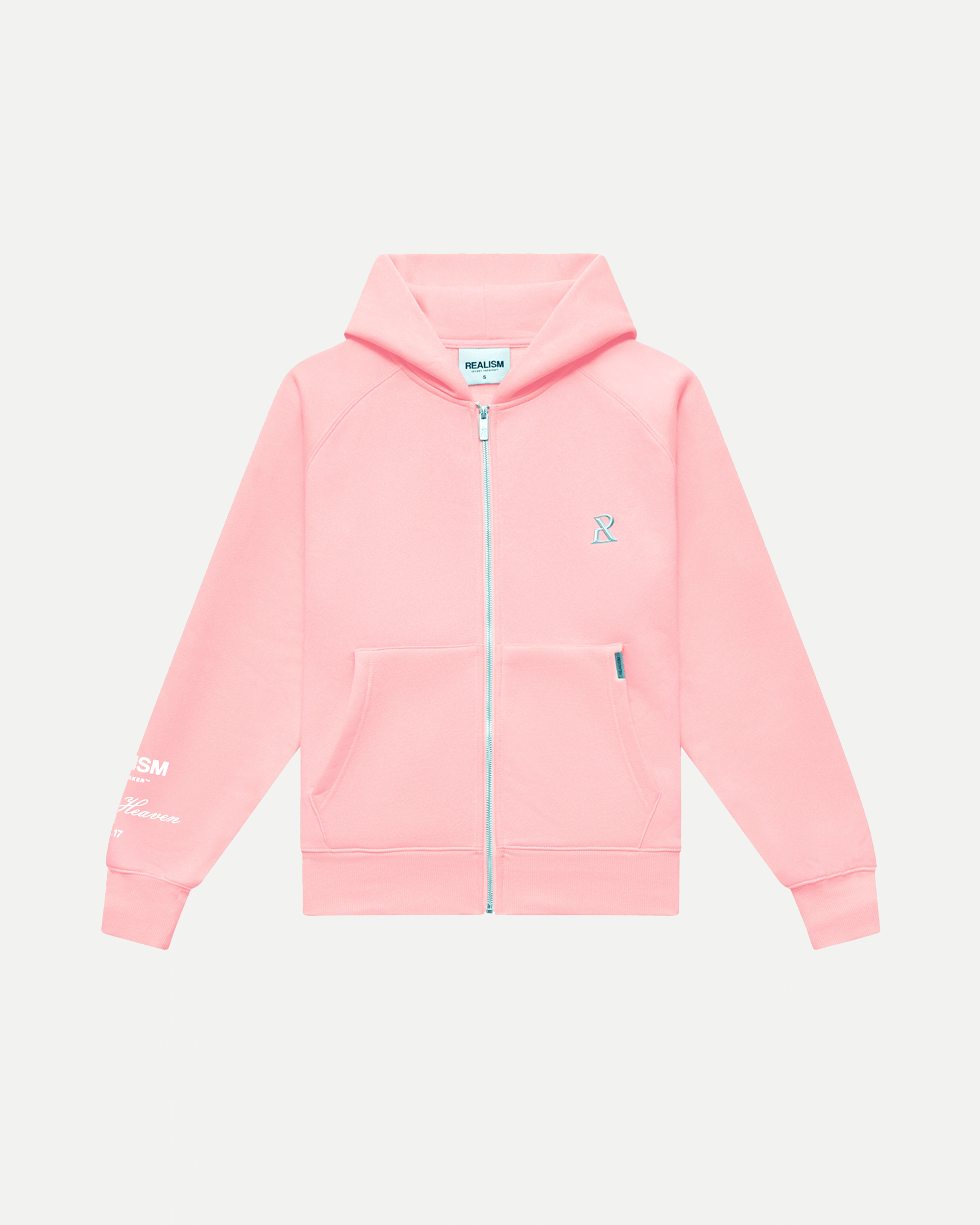 Realism SSS REALISM RADIANT ZIP HOODIE PINK DUST