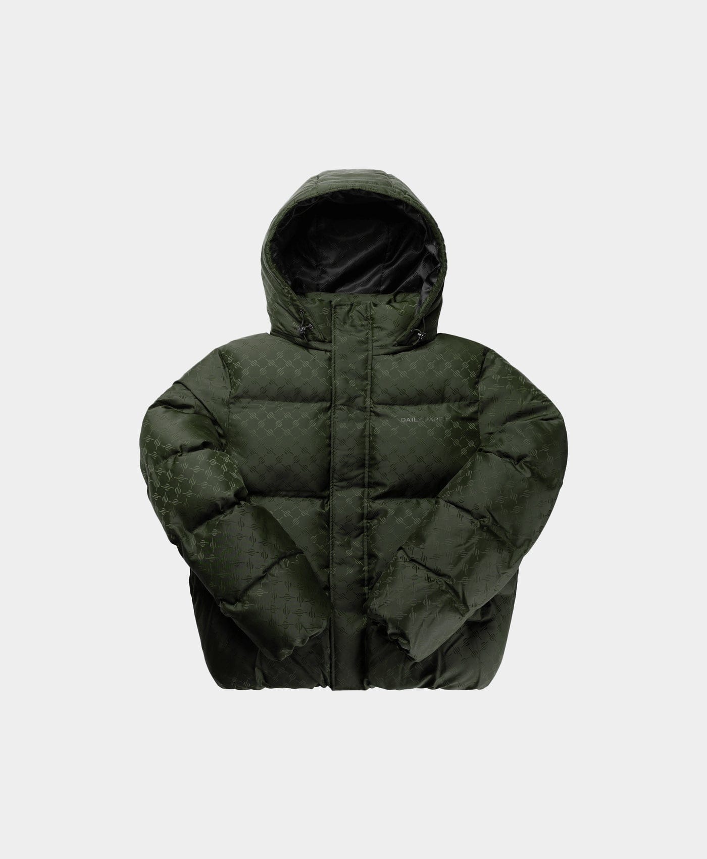 Monogram Rosin Green Monogram Short Puffer Jacket