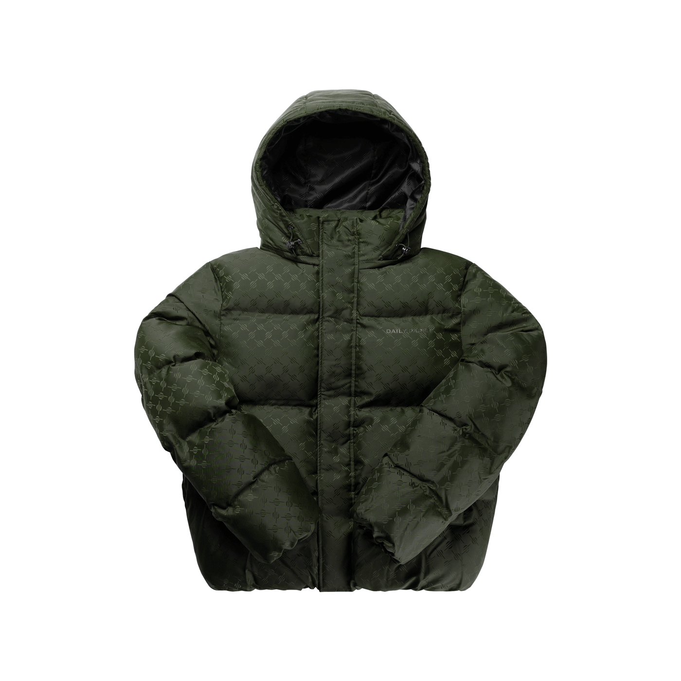 Monogram Rosin Green Monogram Short Puffer Jacket