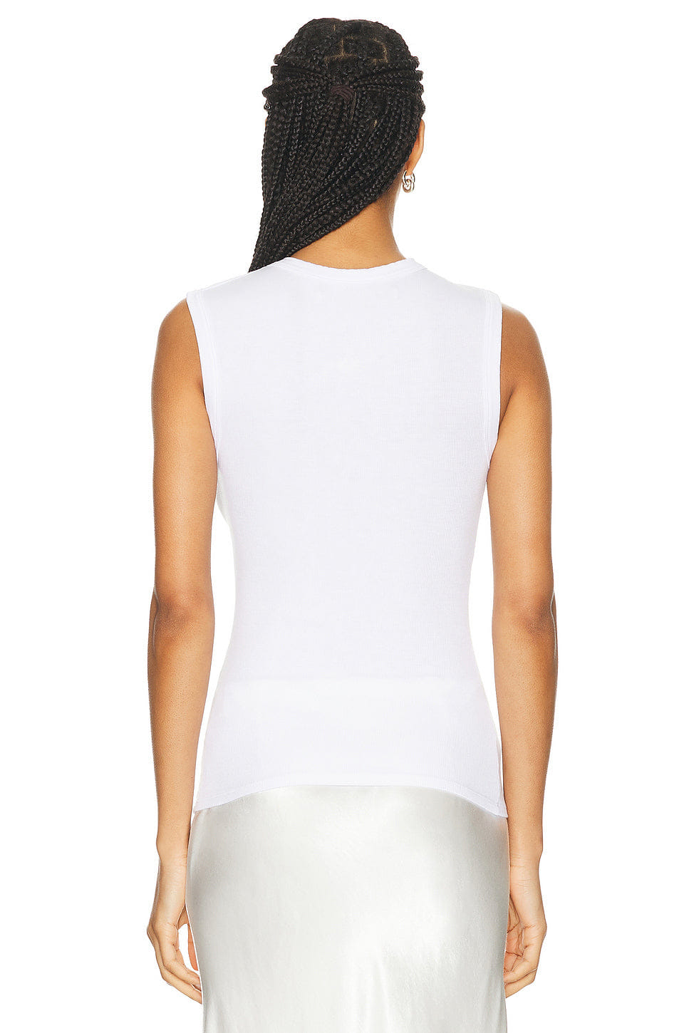 Enza Costa Stretch Silk Knit Sleeveless Tank