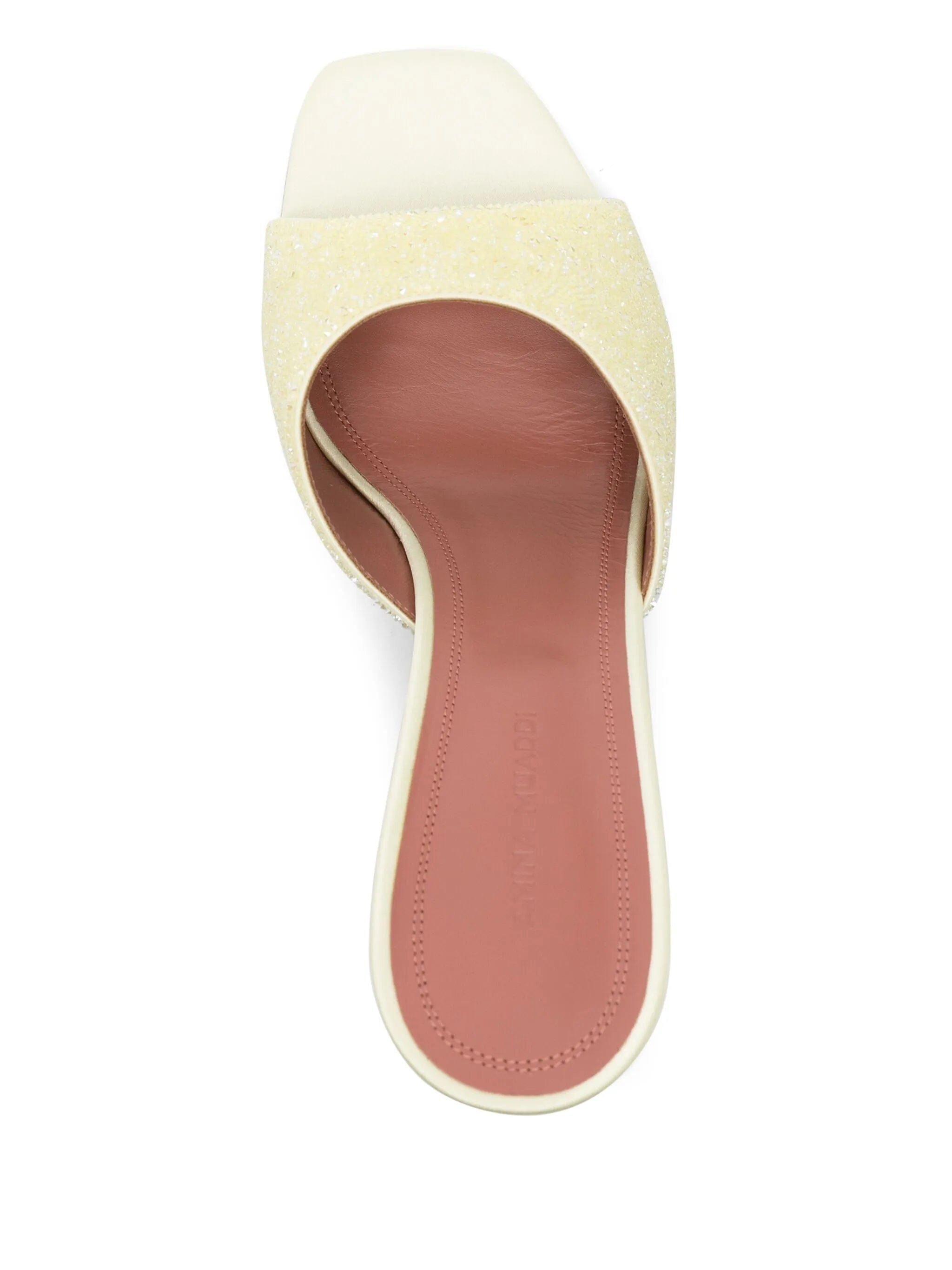 Amina Muaddi 10 mm Lupita Crystal sandals