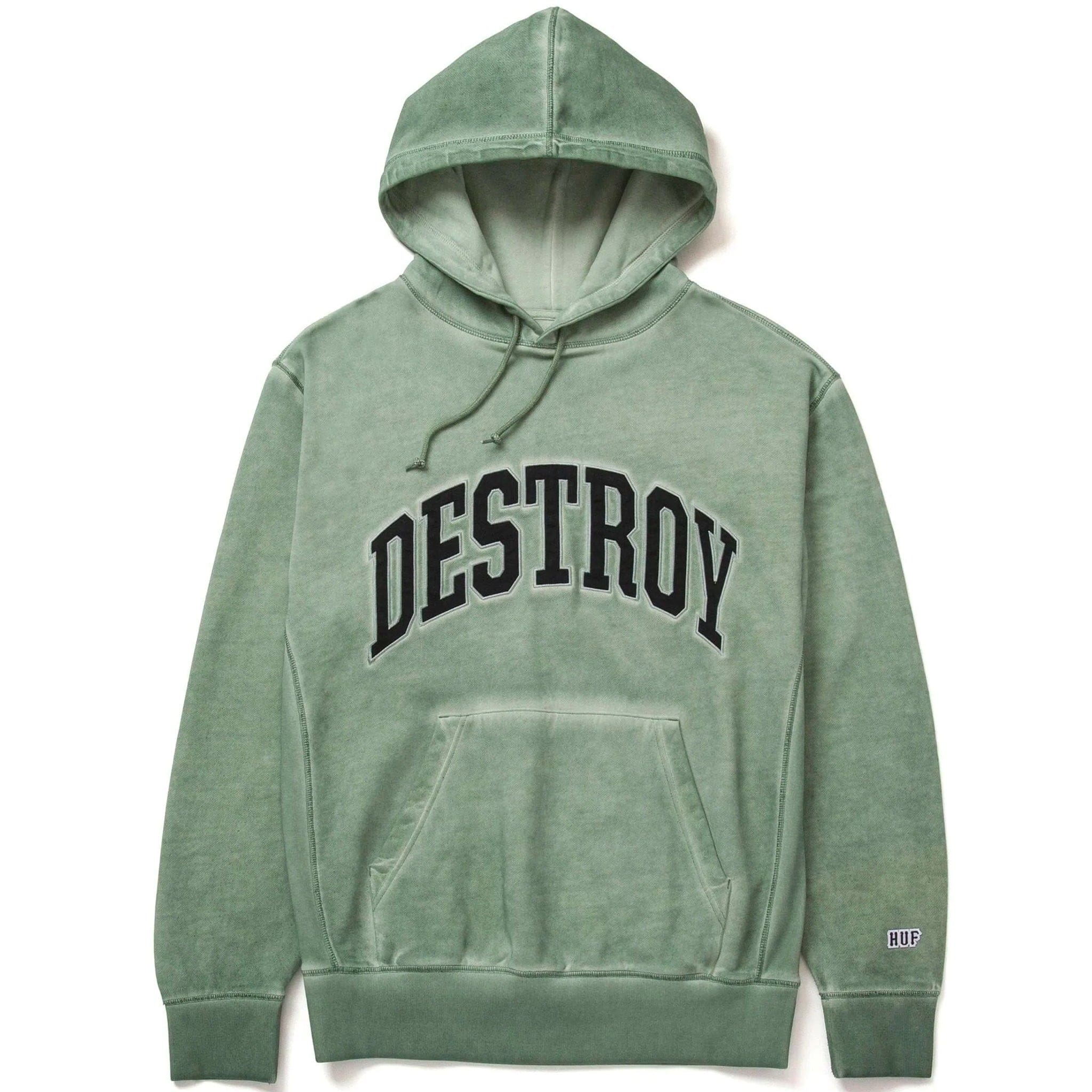 HUF Destroy Rebuild Hoodie (Basil)