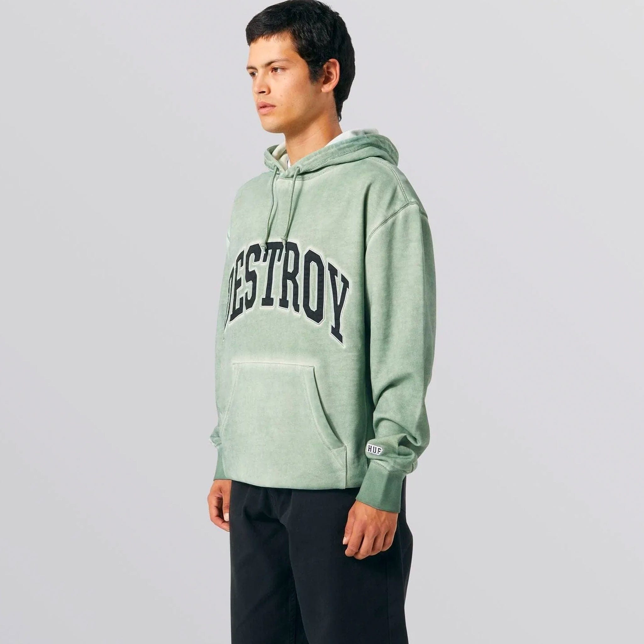 HUF Destroy Rebuild Hoodie (Basil)