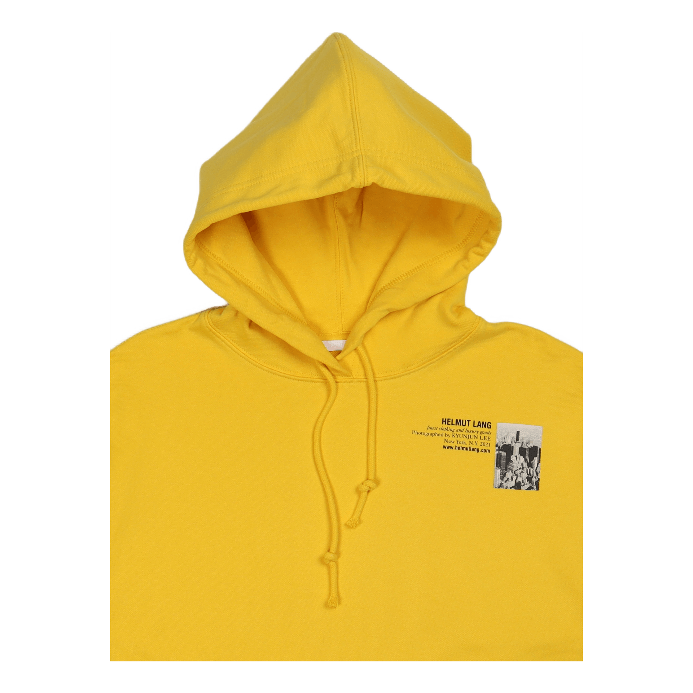 Helmut Lang Ny Hoodie 1.postcard Taxi Yellow