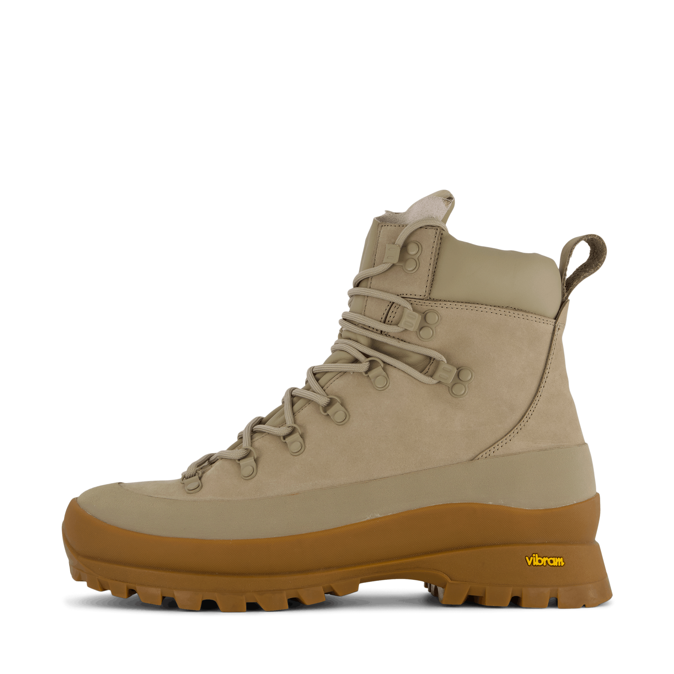 Norse Projects Leather Hiking Boot Khaki