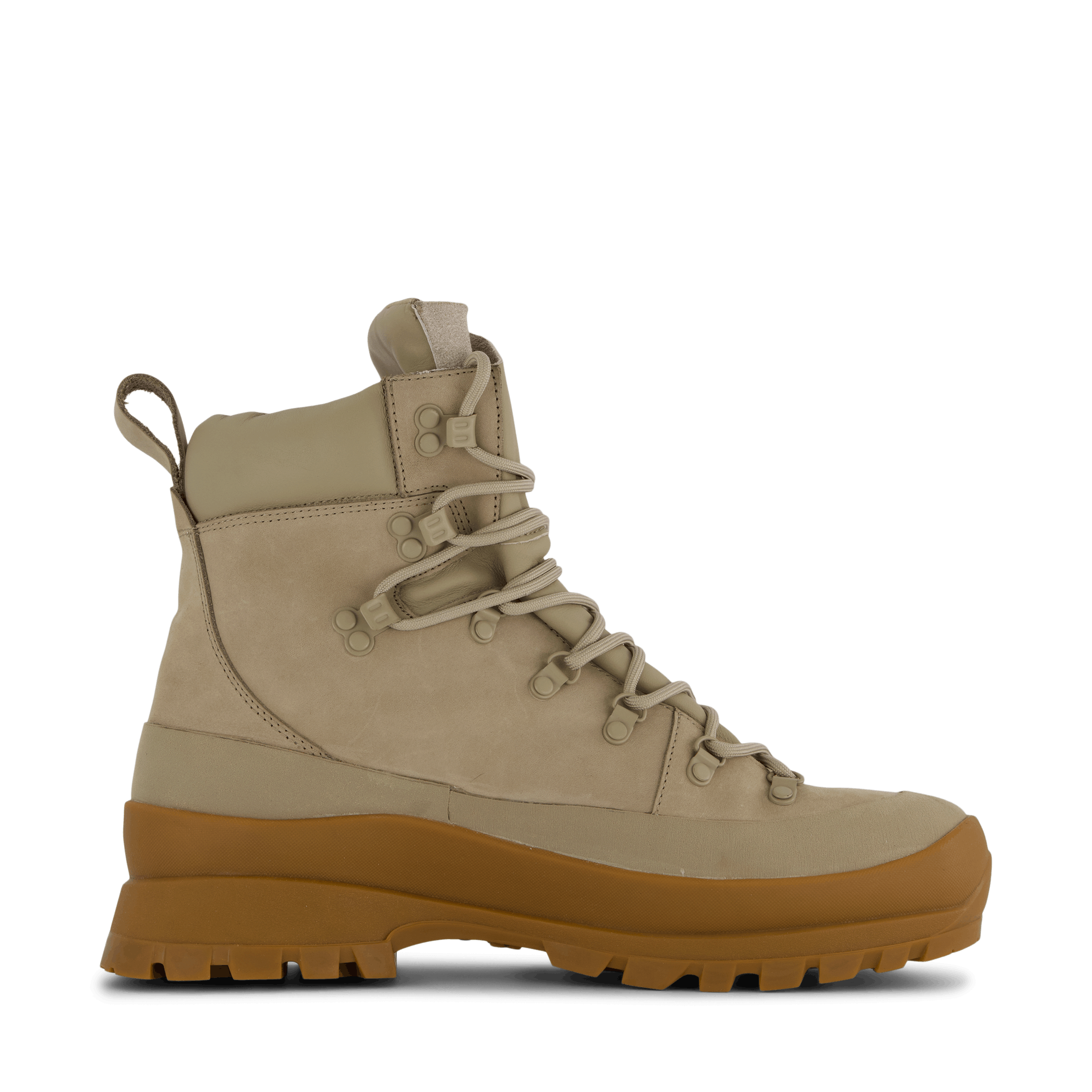 Norse Projects Leather Hiking Boot Khaki