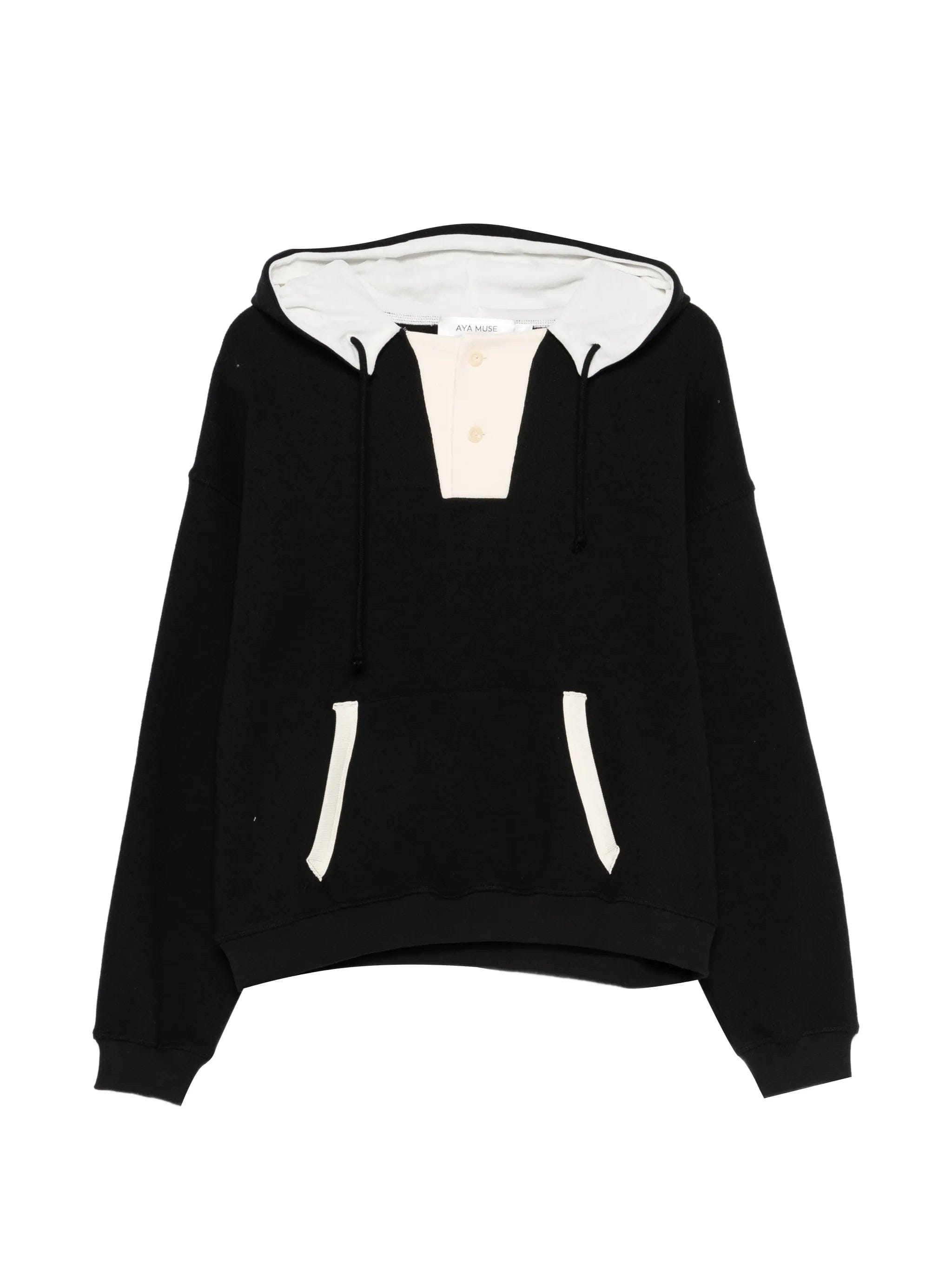 Aya Muse button - fastening hoodie