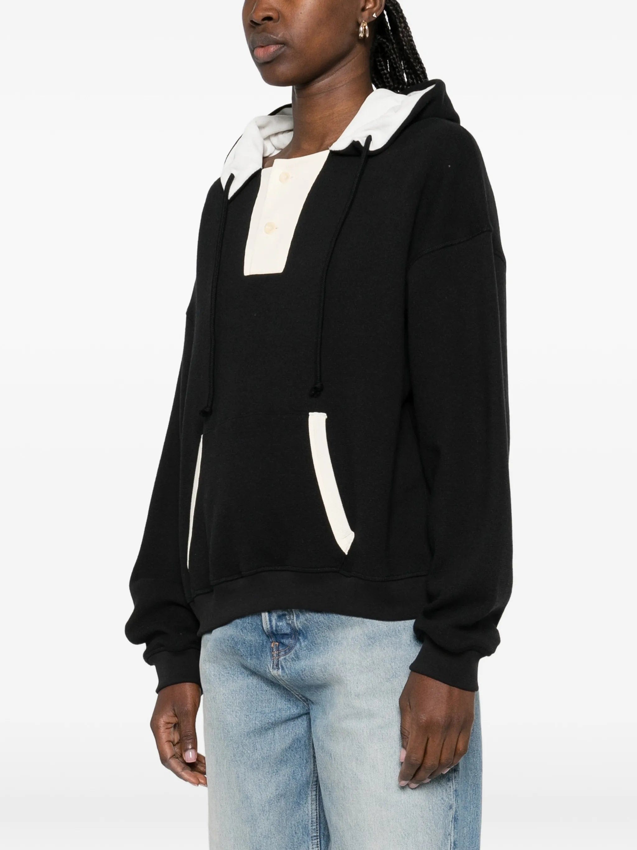 Aya Muse button - fastening hoodie