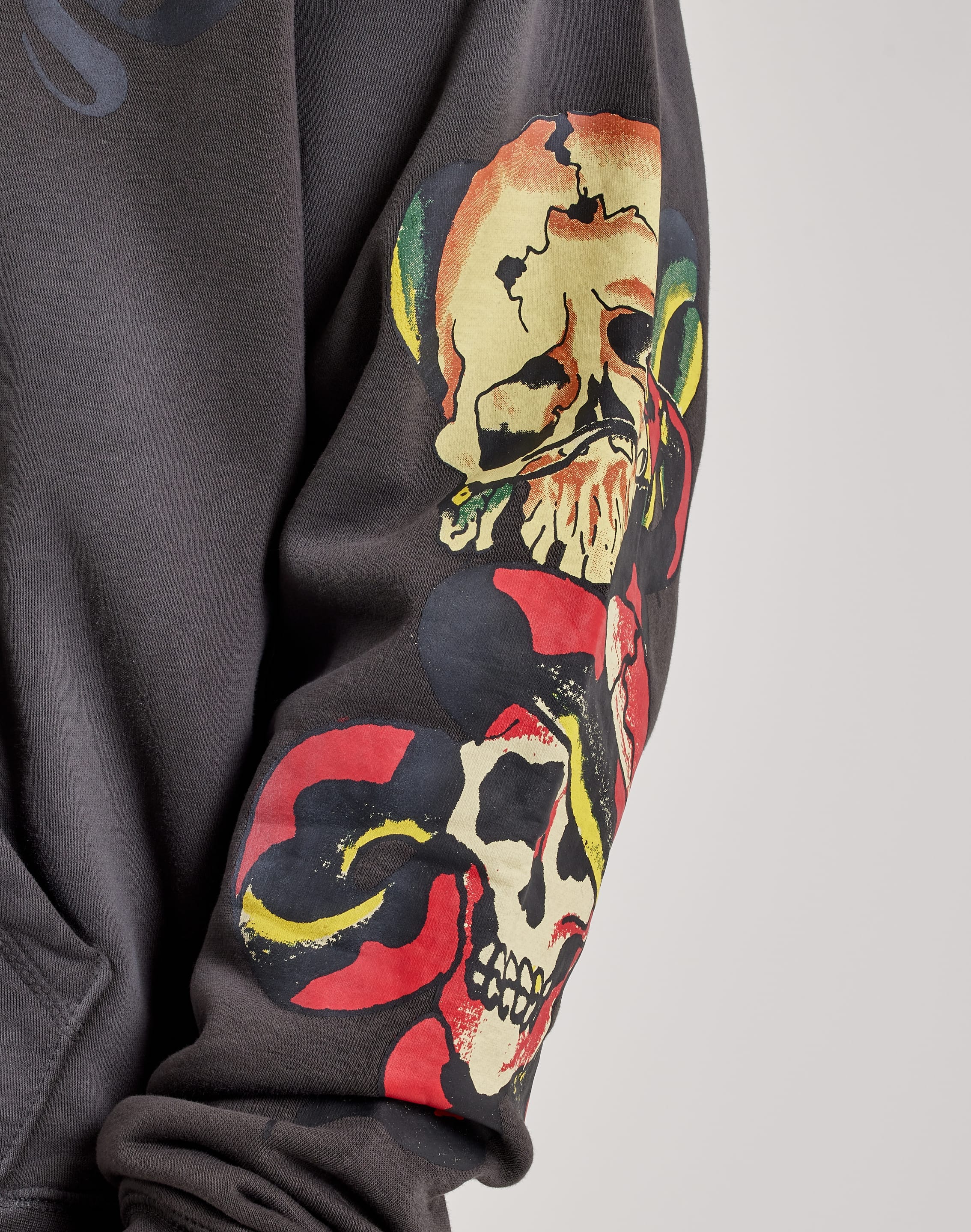 Ed Hardy Skull Full - Zip Fleece Hoodie