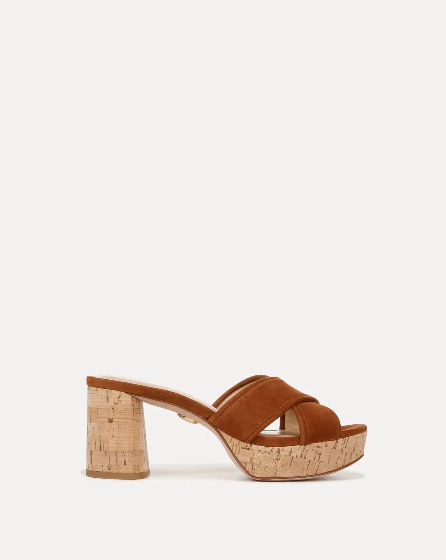 Caramel Women's Dory Block - Heel Sandal In Caramel