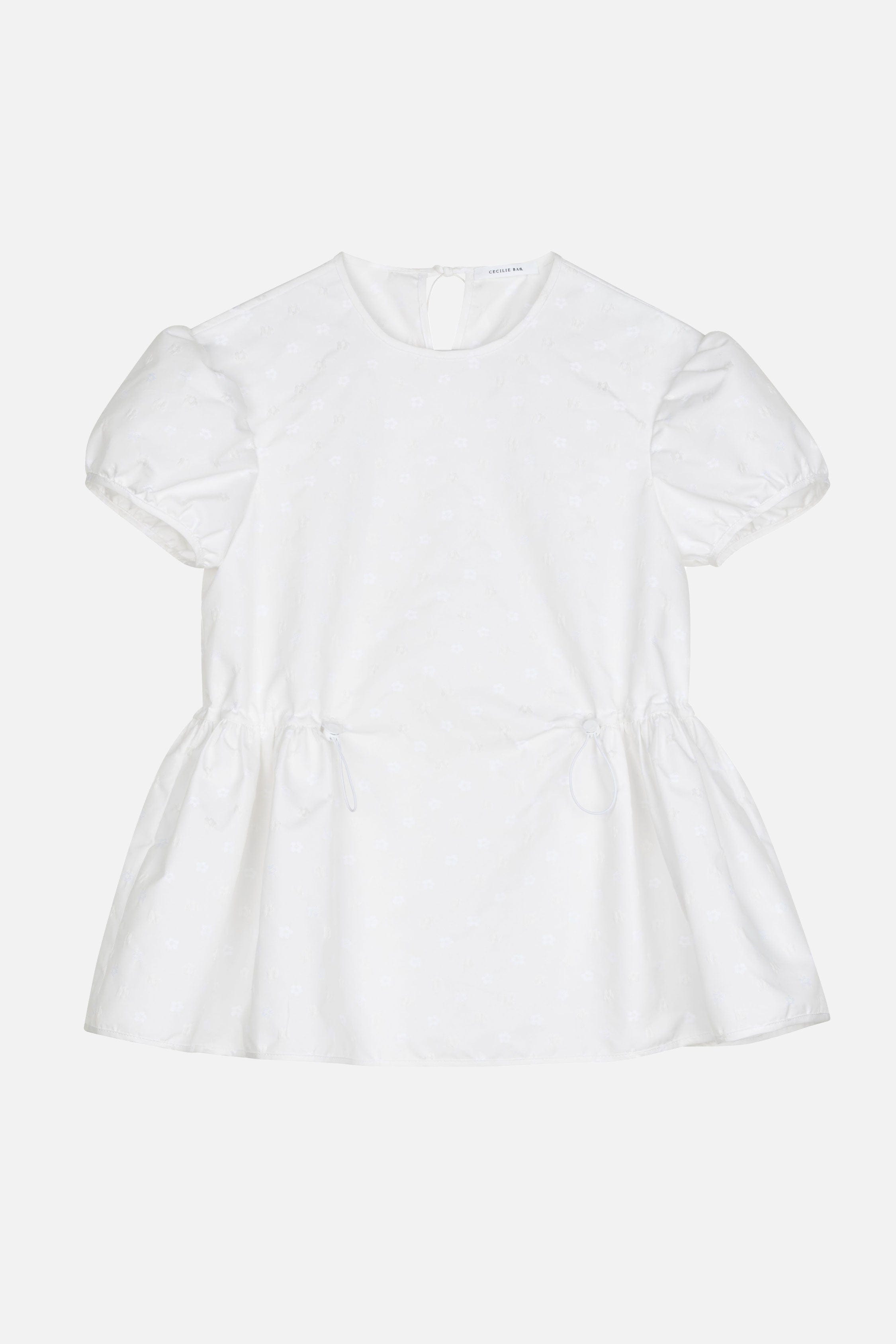 Cecilie Bahnsen CHIARA TOP IRIS JACCQUARD