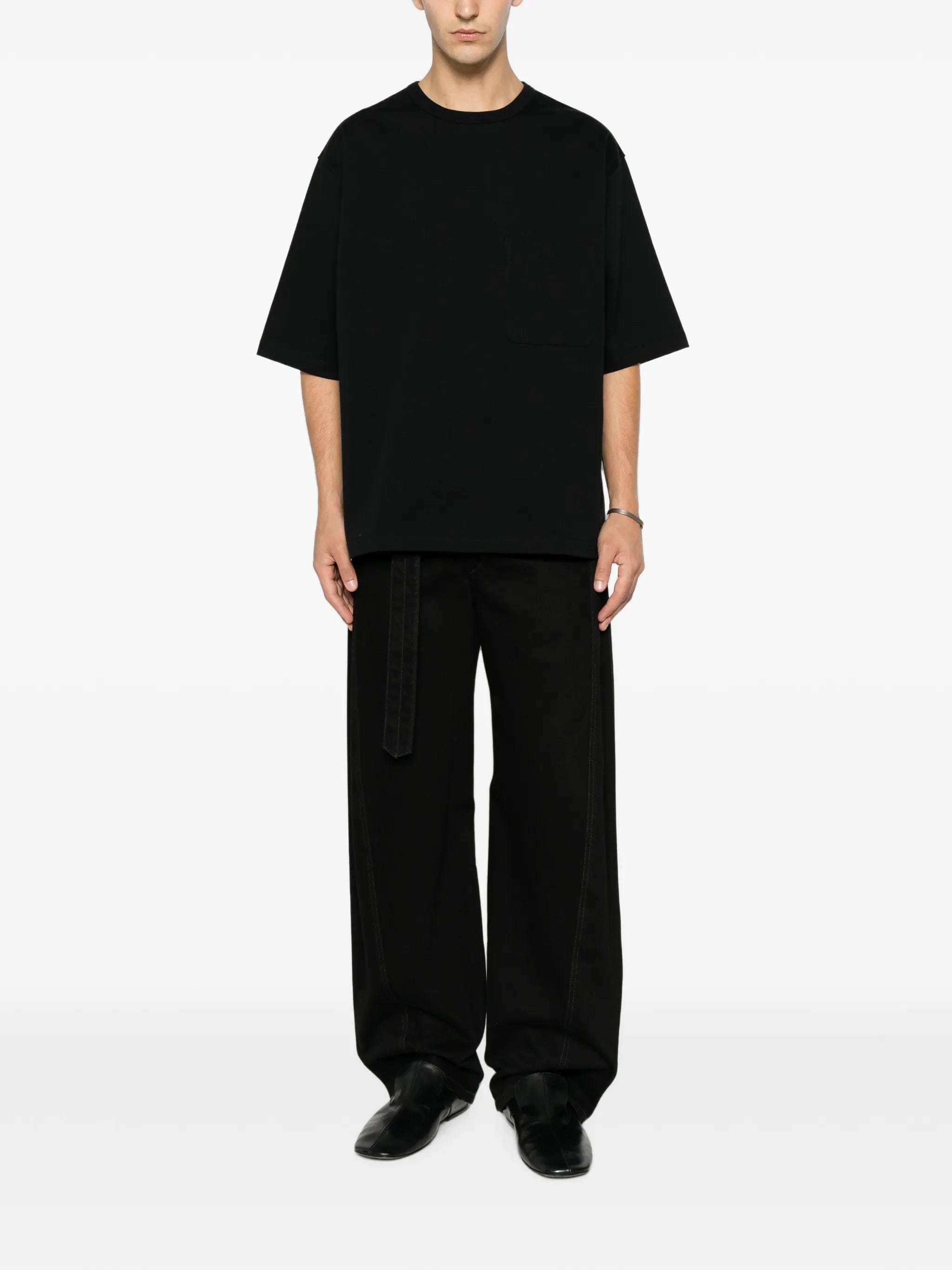 Lemaire patch - pocket T - shirt