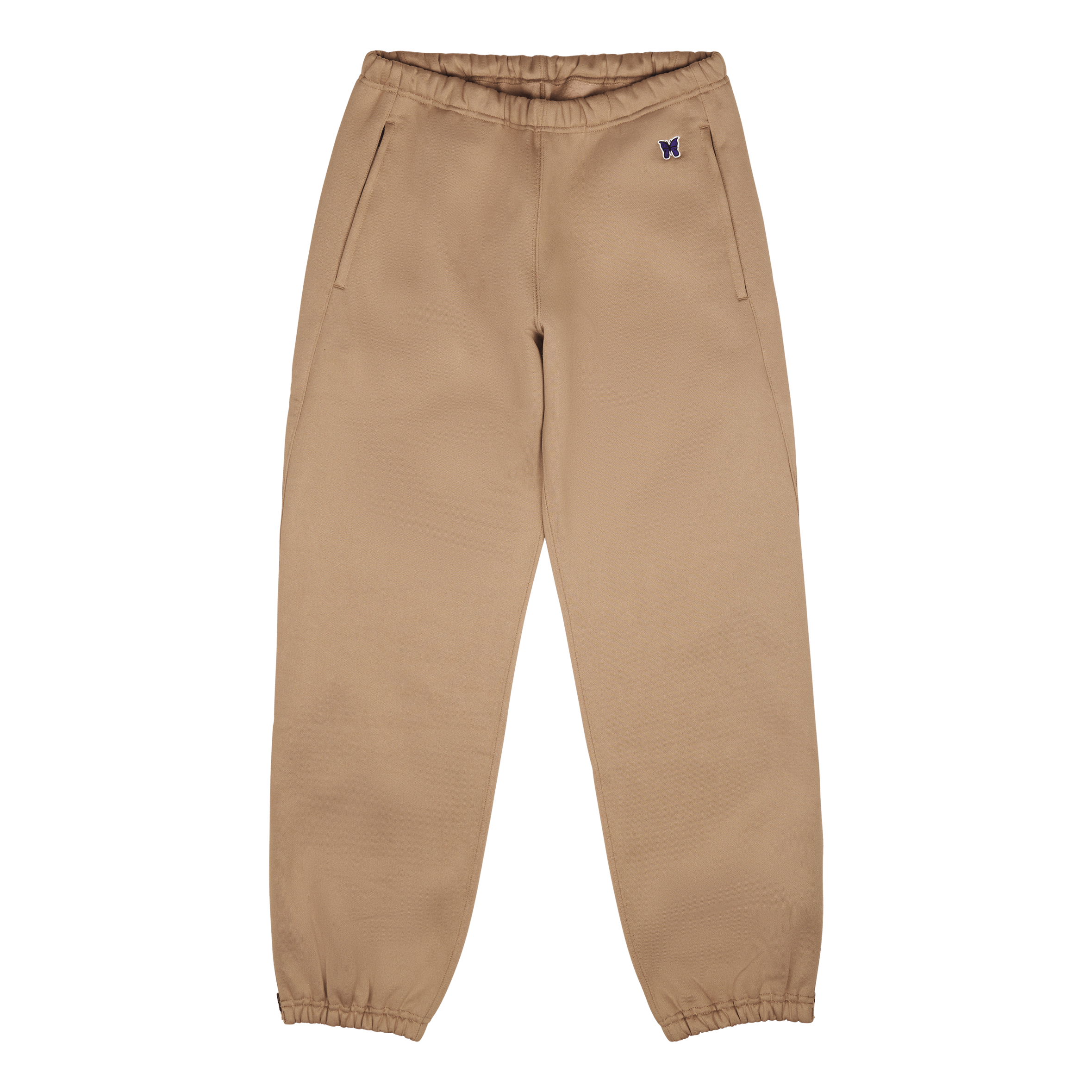 Needles Zipped Sweat Pant - Pe/c Lined Khaki