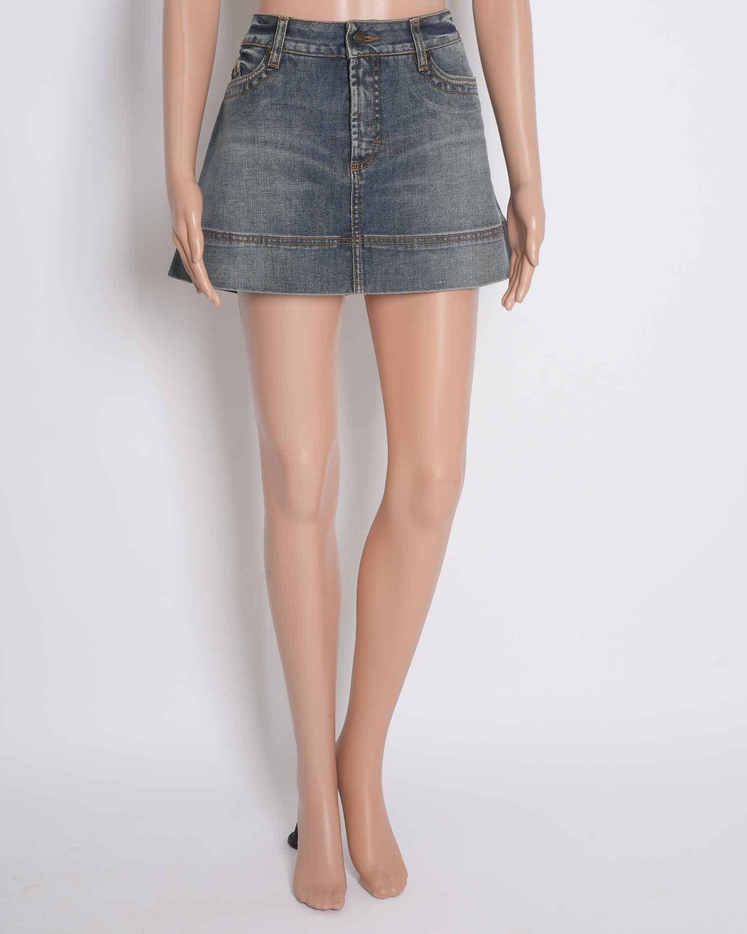 Roberto Cavalli jUST Cavalli Denim Mini Skirt