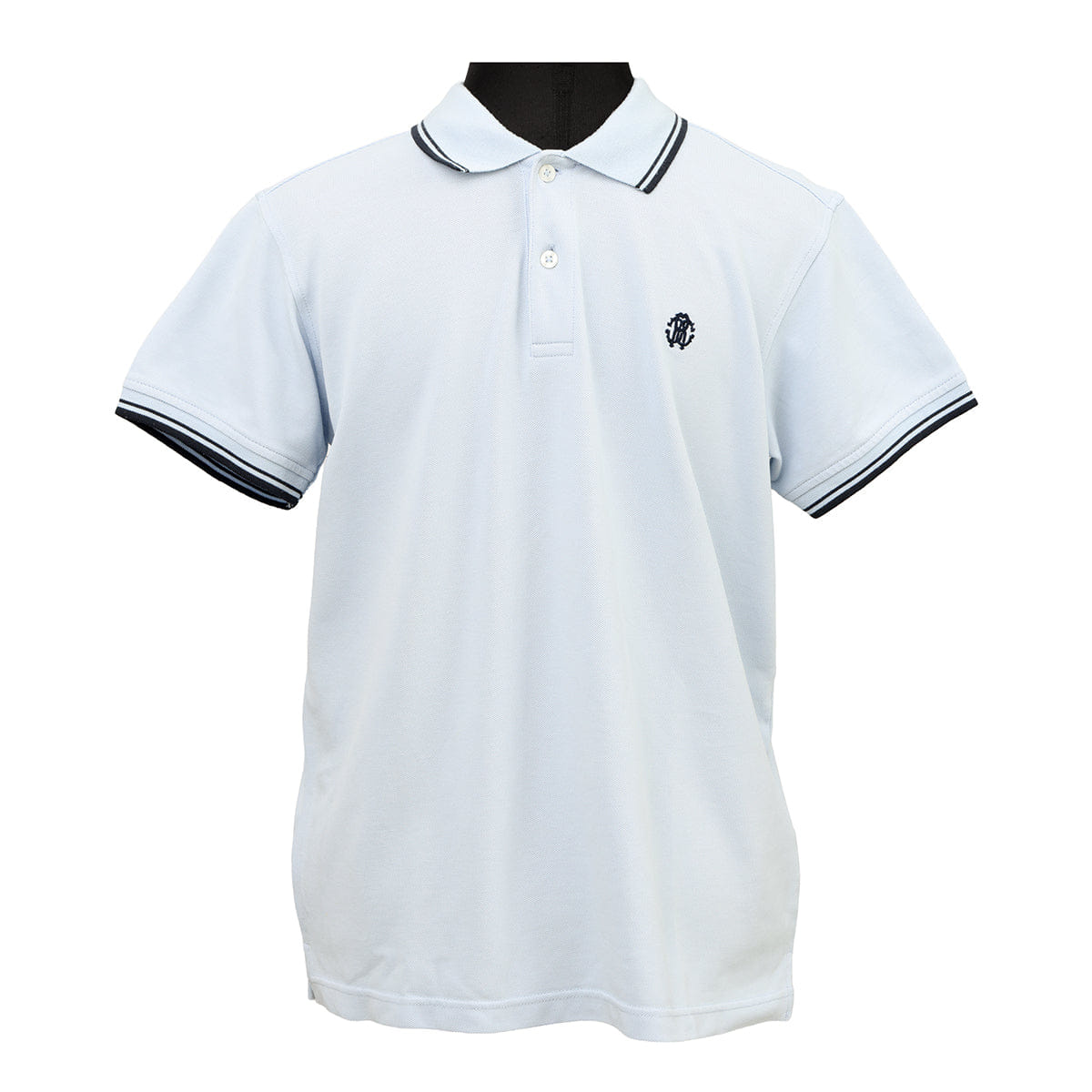 Roberto Cavalli Size: L RC Embroidered Logo BluePoloT Shirt