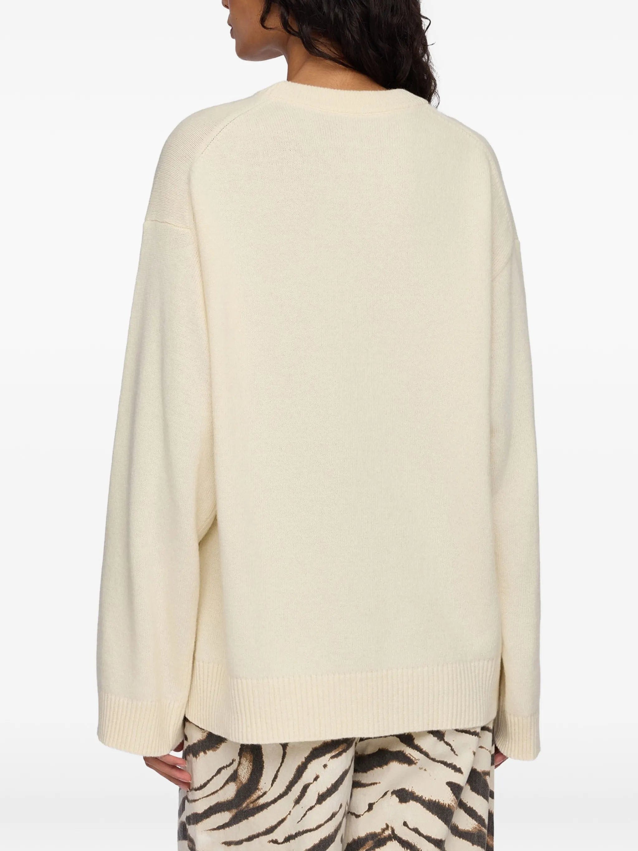 GANNI strawberry - motif intarsia - knit sweater