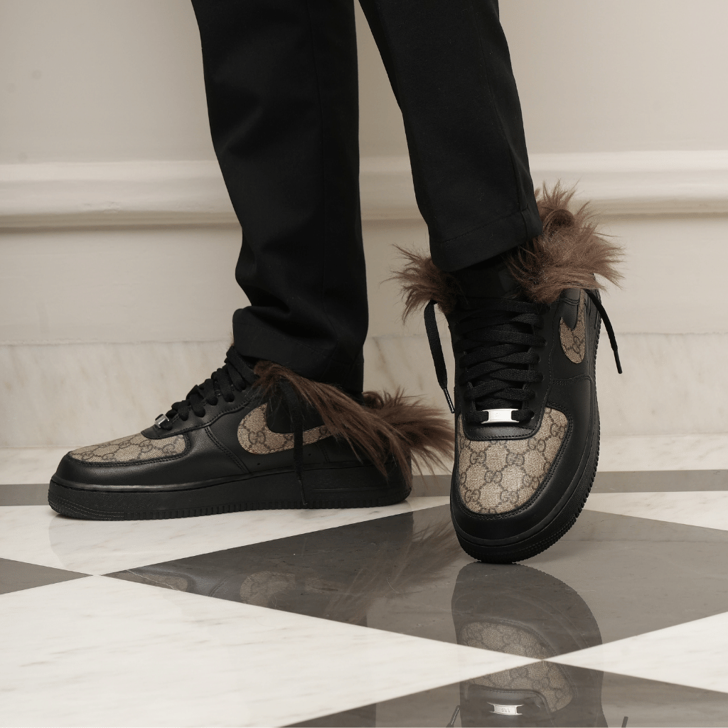 Mdcustoms GUCCI FUR MULE AF1