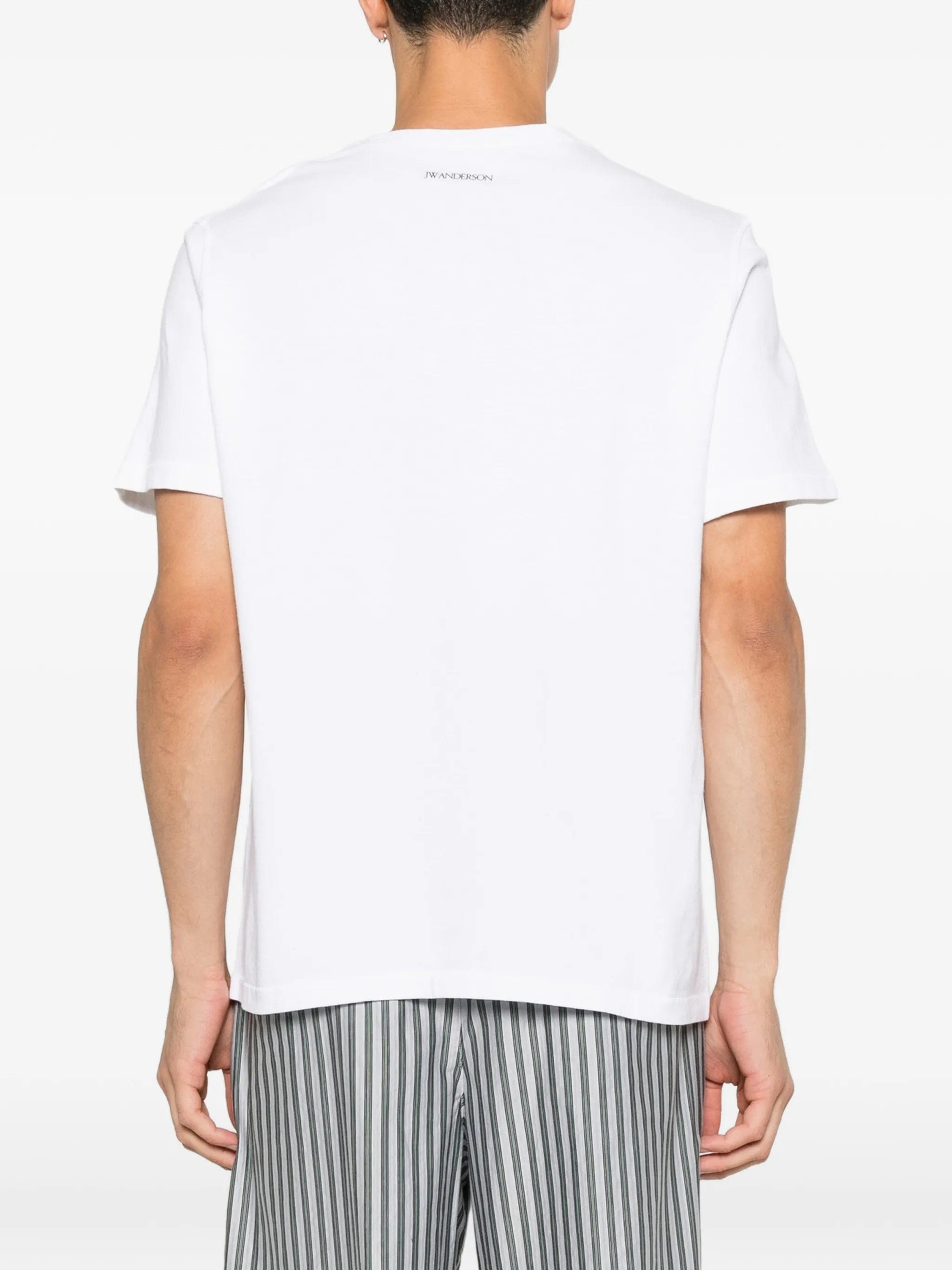 JW Anderson print - detail short - sleeve T - shirt