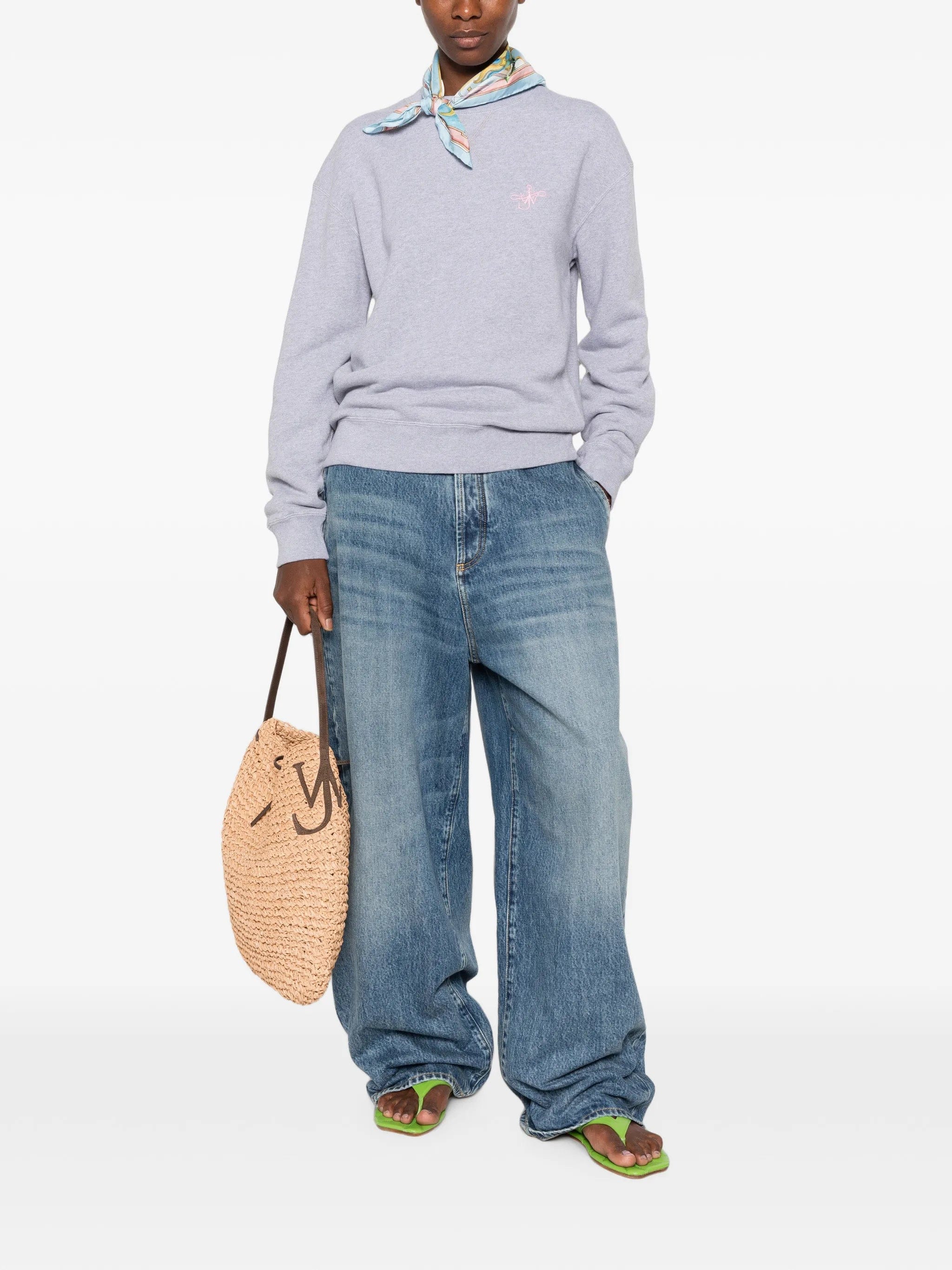 JW Anderson emboridered - logo sweatshirt