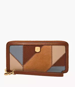 Fossil Lennox RFID Zip Continental Wallet