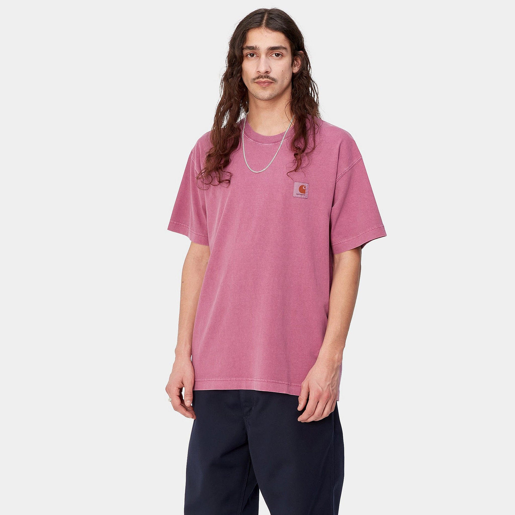 Carhartt WIP Nelson T-Shirt (Magenta)