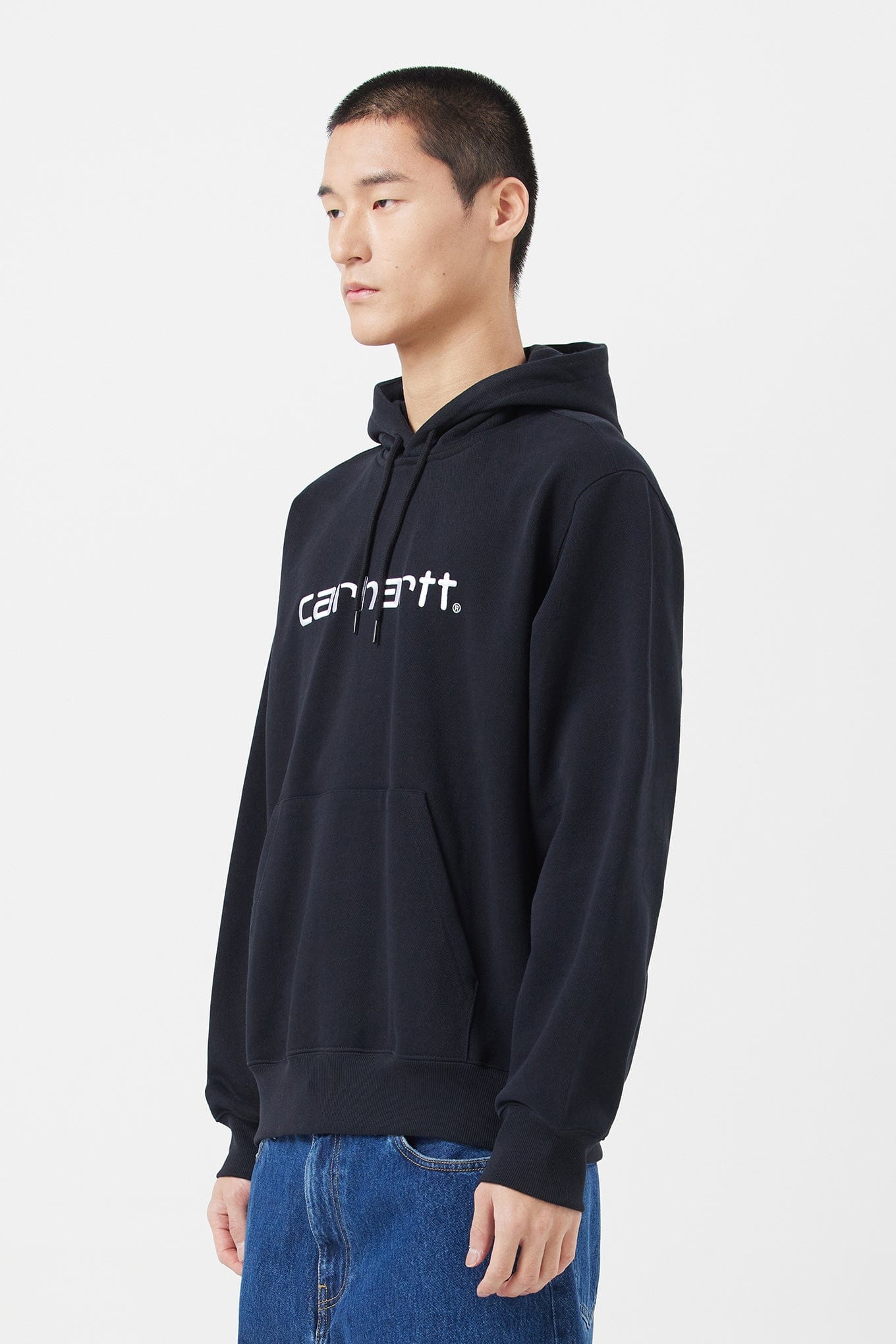 Carhartt WIP HOODED CARHARTT SWEATSHIRT (UNBRUSHED)