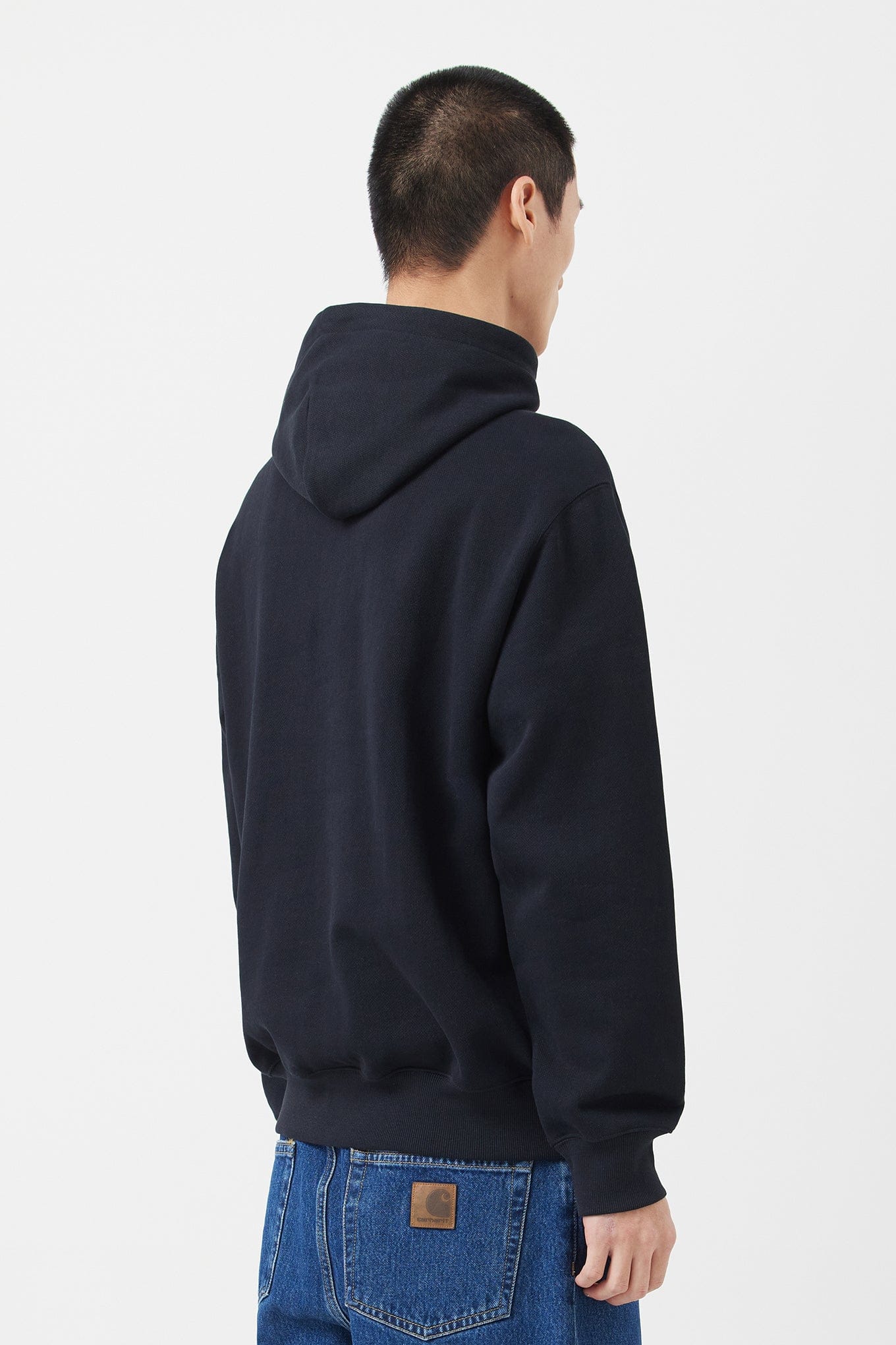 Carhartt WIP HOODED CARHARTT SWEATSHIRT (UNBRUSHED)
